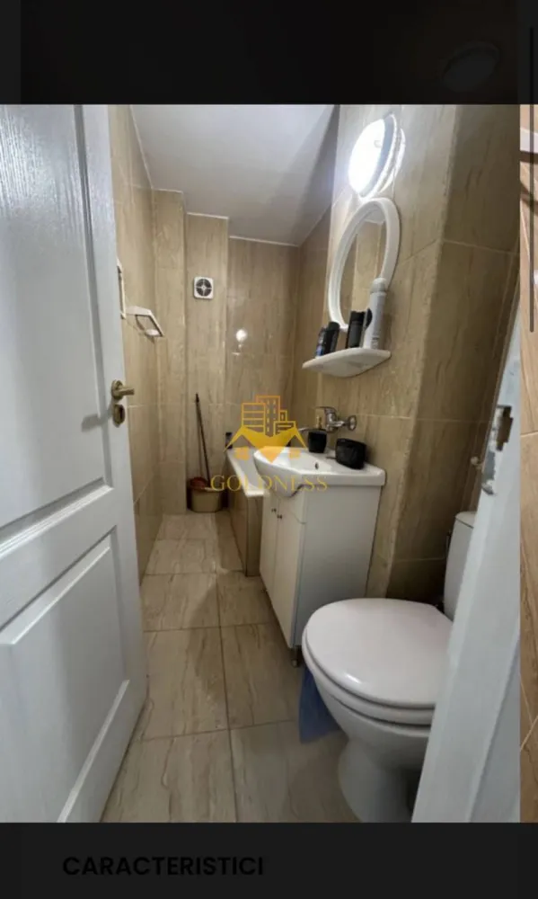 1 camera, Gheorgheni, Facultatea de Drept/Law, Nicolae Titulescu,Profi - GOLDNESS Imobiliare vă propune spre închiriere un apartament cu 1 camere complet mobilat și utilat, la etajul 3 într-un imobil de 4 etaje, în Cartierul Gheorgheni, foarte aproape de Facultatea de drept.
Posibilitatea de parcare în zona la liber.
Se află în apropierea stațiilor de transport în comun, magazine, restaurante, spații verzi, farmacii, etc. 

Apartamentul este compartimentat astfel:
 - camera cu pat matrimonial, dressing, noptiere, birou
 - bucătărie complet utilată și mobilată
 - baie cu cada, calorifer port prosop și dulap pentru depozitare.
 - balcon 3mp.

Imobilul este dotat cu toate cele necesare- termoficare, frigider, aragaz, hotă, mașină de spălat haine, etc. 

Dacă sunteți interesați de acest apartament și doriți să îl vizionați, dar și pentru alte oferte nu ezitați să ne contactați telefonic sau prin e-mail. Vă stăm la dispoziție!
Pentru intermediere se percepe un comision de 50% din prețul chiriei!