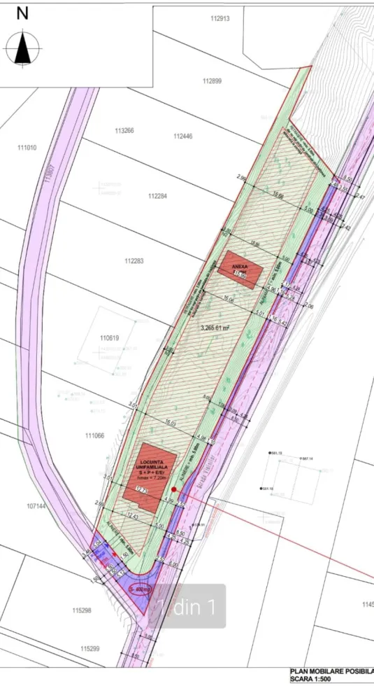 Teren intravilan de vânzare în Cisnădioara – Oportunitate rară! - Descoperă un teren intravilan de 3265 mp, situat într-o zonă liniștită și pitorească din Cisnădioara, ideal pentru dezvoltare rezidențială sau investiție. Suprafață: 3265 mp Certificat de urbanism și PUZ aprobat Regim de înălțime: S+P+E/Er/M POT: 25% | CUT: 0,9 Toate utilitățile la teren: gaz, curent, apă, canalizare, internet Acces facil pe stradă amenajată Zonă deosebită, aproape de Sibiu, cu peisaj montan, aer curat și potențial excelent pentru case individuale sau ansamblu rezidențial exclusivist. Preț: 98 euro/mp }}