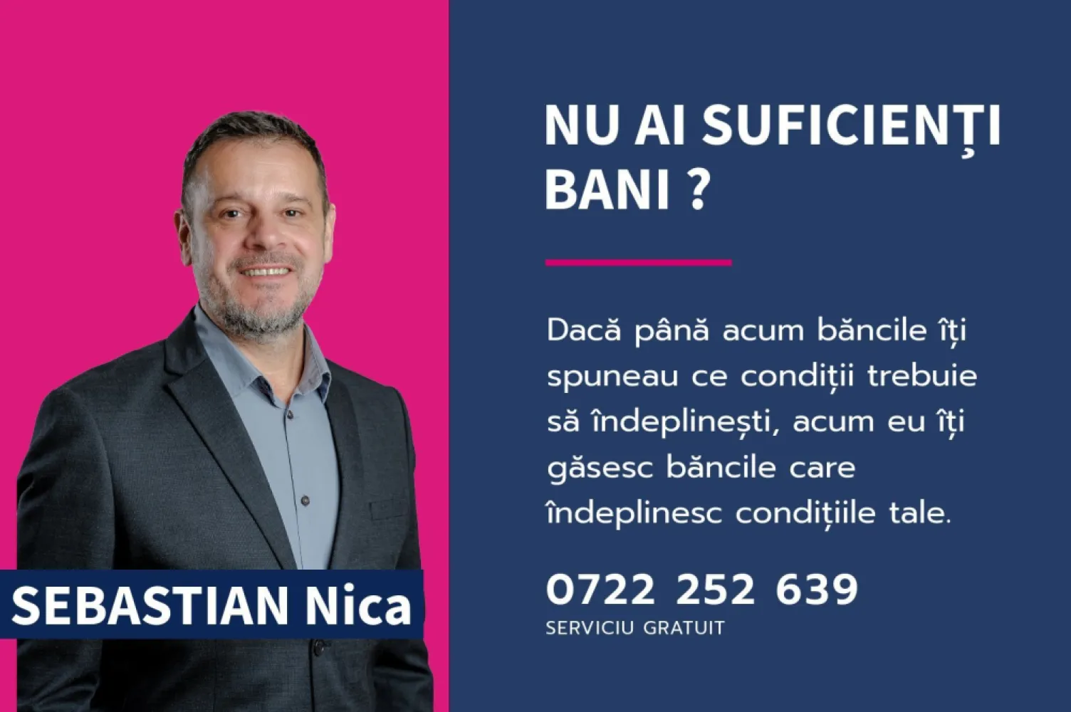 Vilă cu 6 camere în zona rezidențială - Poltura - Casă de vânzare – 6 camere, zonă rezidențială in Arad

Preț nou: 239.000 euro | Comision 0%

O proprietate versatilă, ideală pentru diverse stiluri de viață și nevoi:
- familie numeroasă, care are nevoie de spațiu și confort.
- familie cu copii adolescenți, care își doresc intimitate și propriile spații.
- familie care vrea să-și țină aproape seniorii, oferindu-le în același timp un spațiu privat și confortabil.
- investitori sau proprietari care caută venit suplimentar, prin transformarea unor spații în unități de închiriat sau pentru regim hotelier / Airbnb.

Detalii proprietate: 6 camere spațioase, bine compartimentate, toate decomandate
Suprafață și compartimentare care permit intimitate și flexibilitate
Zonă rezidențială liniștită, aproape de oraș și de drumurile principale cu multiple cai de acces

Această casă oferă intimitate, confort și versatilitate, fiind o alegere inspirată atât pentru locuință personală, cât și pentru investiție.

Pentru detalii și vizionare:
Sebastian Nica – 0722 252 639

Nu dispui de toată suma? Te ajutăm noi gratuit! Îți obținem oferte de la 16 bănci.

Ai o proprietate de vânzare în Arad și vrei să știi cât valorează cu adevărat?
Sună-mă pentru o evaluare gratuită, fără obligații.

Birou: ACASĂ | Agenție imobiliară Arad
Bulevardul Decebal 2, Arad 310133

Cod proprietate: CP2668853