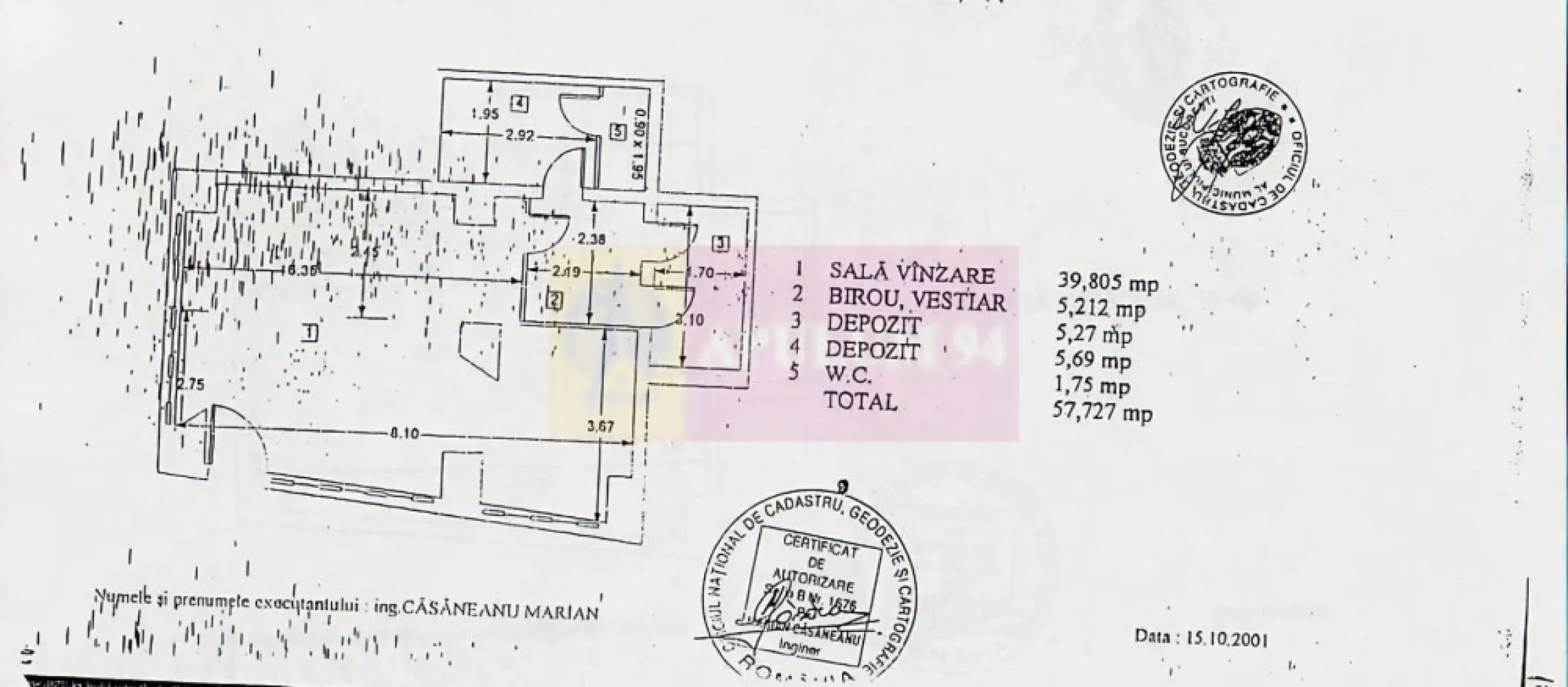 Spatiu comercial la inchiriere in zona Magheru