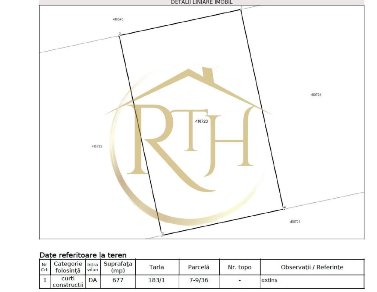 Parcela pentru Duplex sau Casa Individuala, 677mp, Sag-Manastire, 0% Comision