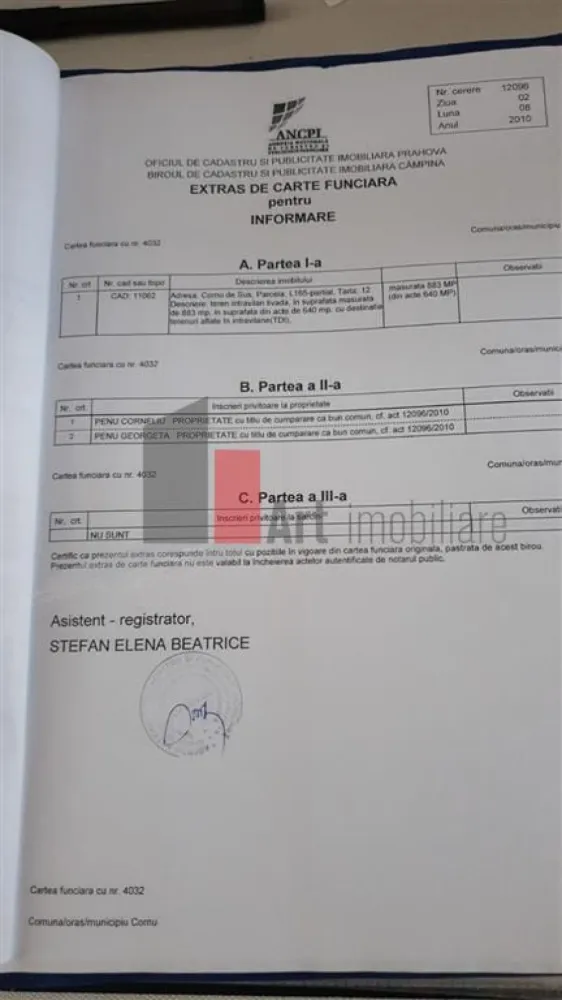 Teren de vanzare Breaza Cornu iesire la DN 1
