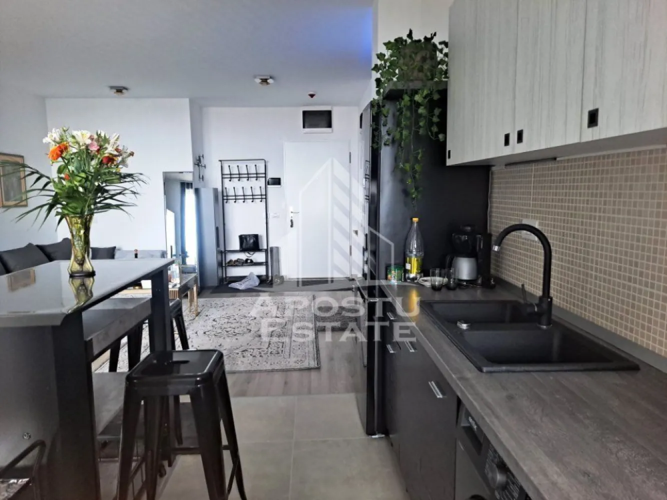 Apartament cu 2 camere, open space, zona Take Ionescu (ISHO) - APOSTU ESTATE va propune spre inchiriere un apartament cu 2 camere, confort 1, open space, situat la etajul 14/20, zona Take Ionescu (ISHO)

Imobilul se intinde pe o suprafata utila de 58 mp si este compartimentat astfel:

- hol de acces

- living

- 1 dormitor spatios

- bucatarie open space

- baie

- balcon deschis

Confortul termic se realizeaza prin intermediul centralei pe imobil si a aparatului de aer conditionat. Smart home system pentru reglare temperaturi. Incalzire este prin pardoseala.

Toate electrocasnicele sunt de cea mai inalta calitate iar mobila este de la Rovere.

Vecinatati:

- Mega Image

- Prospero

- IPJ Timis

- Piata Badea Cartan

- Mijloace de transport in comun

Garantia este echivalenta a 1 luna jumatate de chirie.

Nu se accepta animale de companie si sa se fumeze in incinta imobilului.

Va asteptam cu drag la o vizionare!
Disponibil din 01.10.2026
ID intern: CP3182169!
