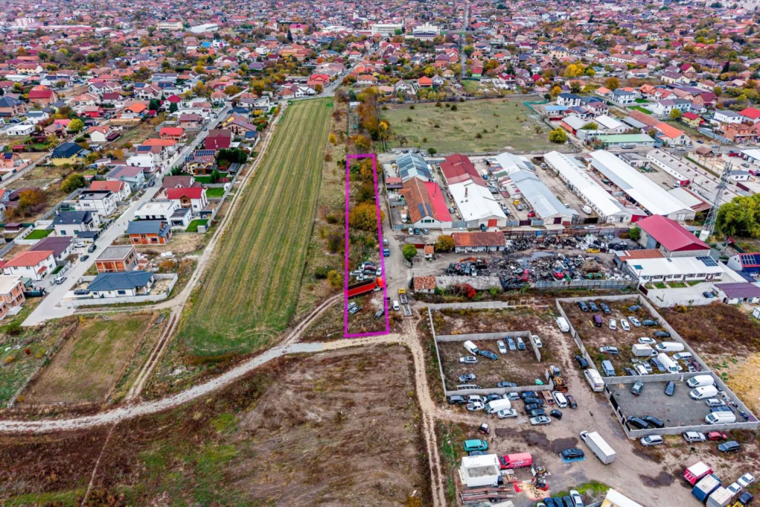 Teren de 2500 mp cu posibilitate de parcelare în Bujac Arad