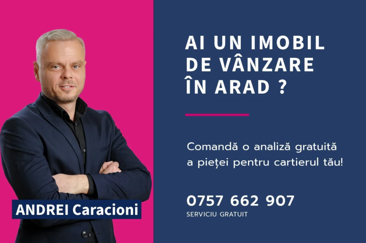 Teren de 2500 mp cu posibilitate de parcelare în Bujac Arad