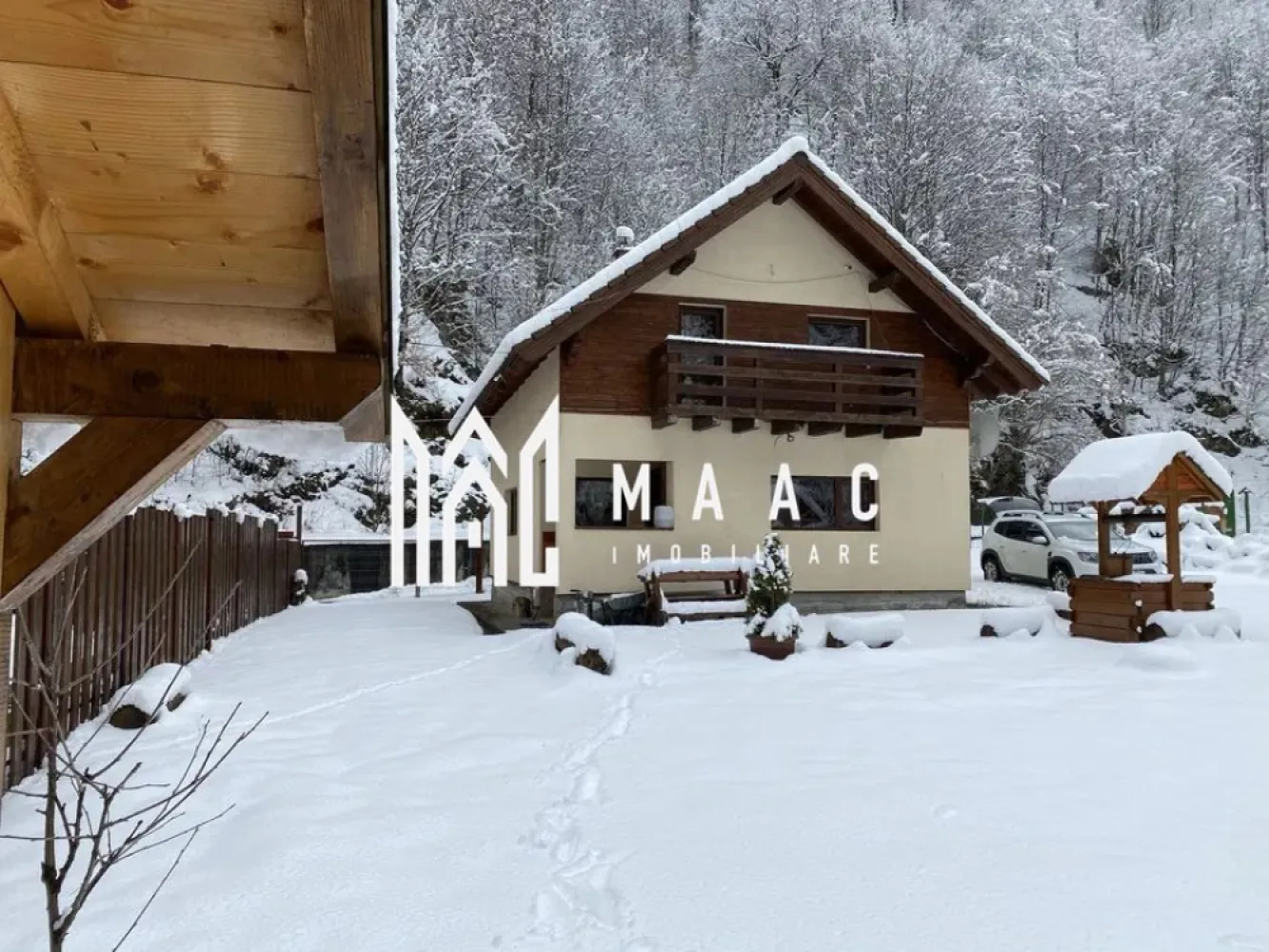 Investitie | Cabana | 5 camere | Balcon | 115 MPU | Raul Sadului - MAAC Imobiliare vă propune spre vânzare o cabană deosebită, situată în Poiana Râului Sadului, într-o zonă liniștită și pitorească, ideală atât pentru locuire, cât și pentru investiție. Proprietatea dispune de 5 dormitoare, living spațios, bucătărie complet utilată și 3 băi, oferind confortul necesar pentru familii numeroase sau pentru activități turistice. Cabana este deja în circuitul turistic, ceea ce reprezintă un avantaj semnificativ pentru viitorii proprietari. La exterior, imobilul beneficiază de un foișor generos, grătar, loc special amenajat pentru ceaun, precum și un loc de joacă pentru copii, elemente ideale pentru relaxare și activități în aer liber. Terenul aferent proprietății are 800 mp, este împrejmuit, oferind intimitate și spațiu verde bine definit. Sistemul de încălzire este pe lemne, prin șemineu cu tubulatură pentru aer cald, asigurând eficiență și un ambient plăcut în sezonul rece. Pentru mai multe detalii și programarea unei vizionări, vă invităm să contactați MAAC Imobiliare, specificând CP283506 }}