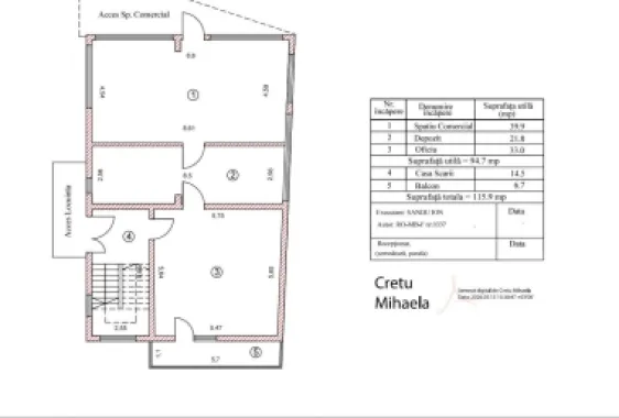 Salajan spatiu comercial 350 mp de inchiriat