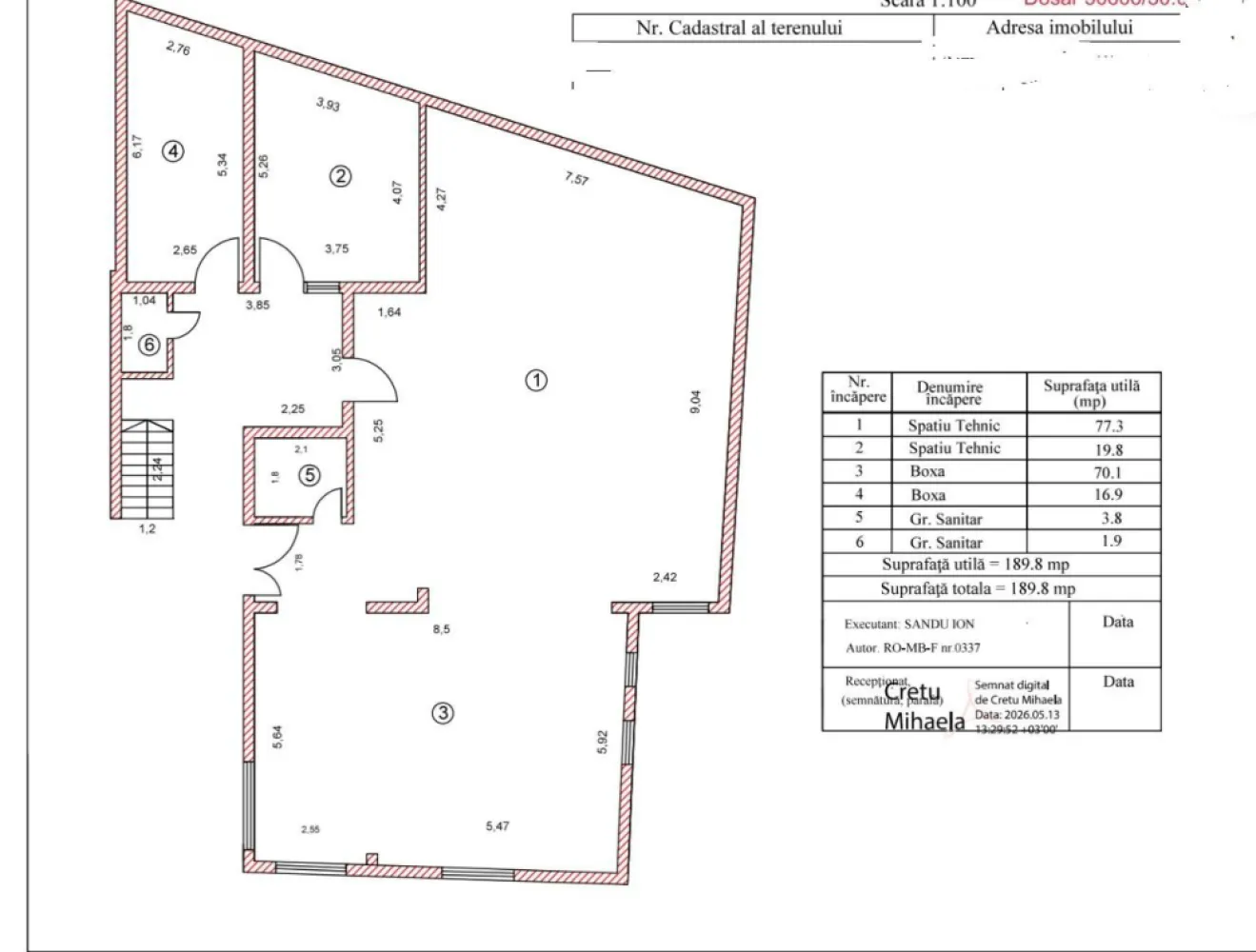 Salajan spatiu comercial 350 mp de inchiriat