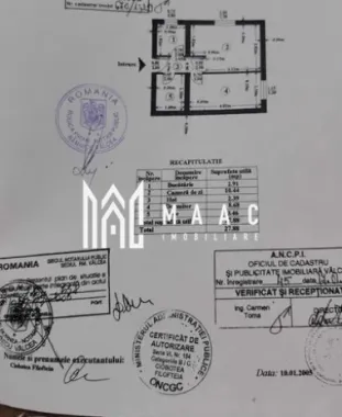 Apartament 2 camere decomandat | Nord, Râmnicu Vâlcea | etaj 4, 1972