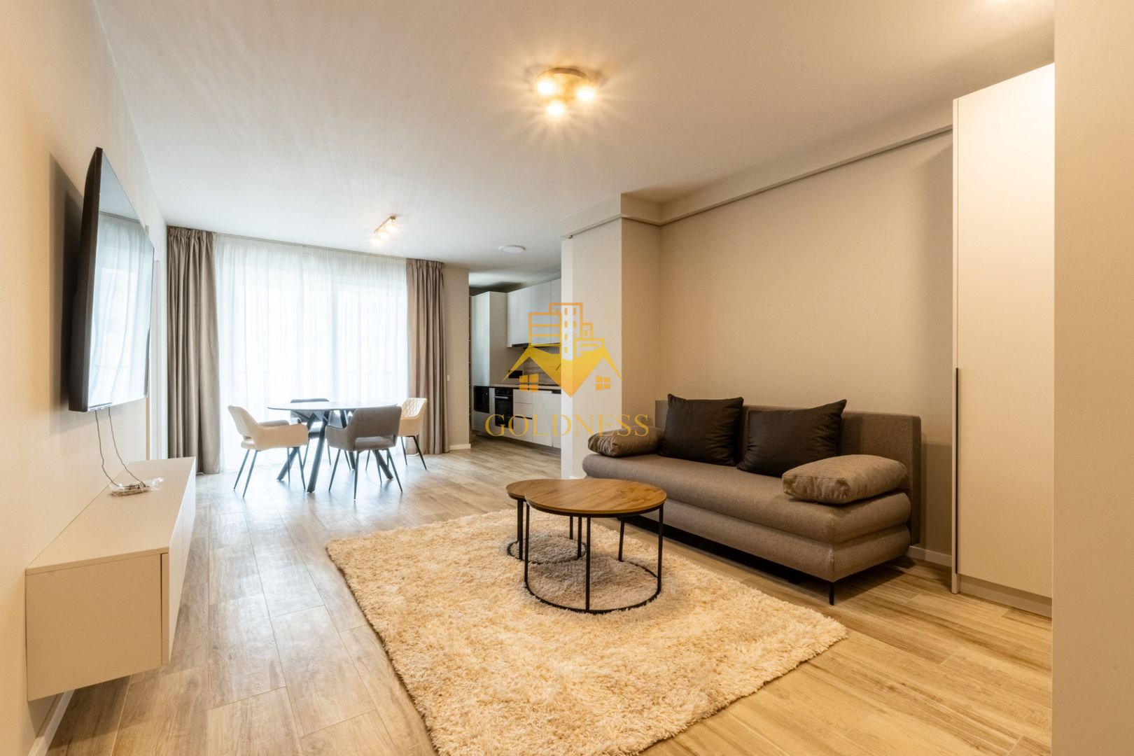 2 camere, modern, 2 bai, bloc nou, Parcare, Vivo Complex Columna