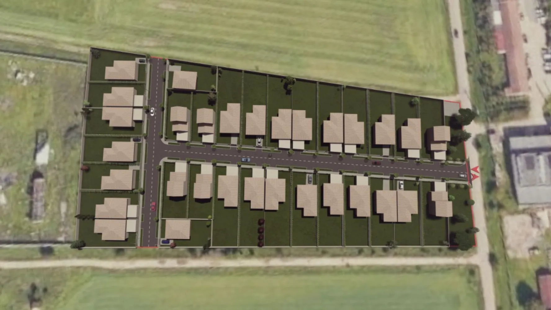 Teren de case în Sânnicolau Mic la 25 eur/mp - Vă oferim spre achiziție 19800 mp teren cu PUZ, ideal pentru construirea unui complex rezidențial nou de case în cartierul Sânnicolau Mic.
Cartierul Sânnicolau Mic va avea acces direct la șoseaua de centura Vladimirescu - Fântânele - Arad (Autostrada A1).
Terenul este ideal pentru un dezvoltator imobiliar ce dorește să vândă parcele de case.
Poate fi o opțiune și construirea de case și apoi vânzarea lor.

Terenul are utilități în zonă și acces direct la Strada Stefan Zarie pe un front de 77 ml.
În fotografii aveți și parcelarea terenului conform PUZ.
31 parcele de teren de case cu o suprafață medie de 482 mp.

Îndicatori din PUZ:
CUT: max 1,2
POT: max 40%
Regim de înălțime: max S/D+P+1E
H max cornișă/atic: 9m
H max coamă: 12 m

Terenul se vinde fără puncte de branșare la utilități dar cu PUZ rezidențial finalizat.
Comision zero.
Terenul se vinde de pe persoana juridică. Prețul nu include TVA.

Pentru detalii apelați: 0721356746 Florin Moș

Birou: ACASĂ | Agenție imobiliară Arad 
Adresă: Bulevardul Decebal 2, Arad 310133