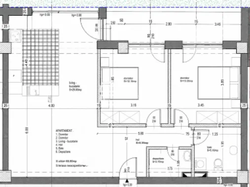 Apartament premium 3 cam, boxa, garaj-intabulat- Sibiu zona Alba Iulia