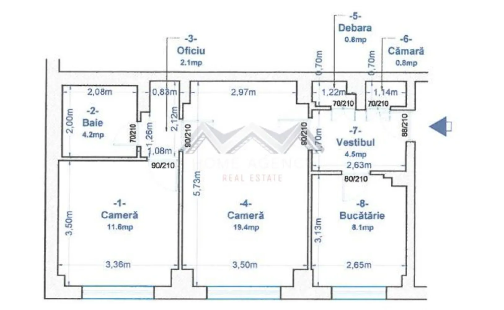 Apartament 2 camere parter Soseaua Pantelimon