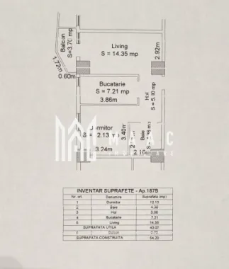 Apartament 2 camere I 43 mp utili I Lift I Parcare I Hipodrom
