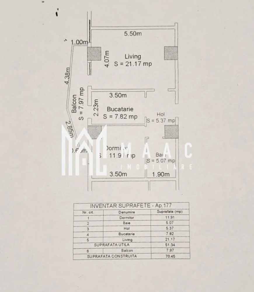 Apartament 2 camere I 51 mp utili I Lift I Parcare I Hipodrom