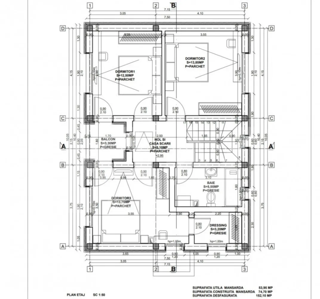 Casa 4 camere de vanzare 117 mpu teren liber 230mp Sibiu in Sura Mica - Aceasta proprietate are tot ce-ti trebuie pentru a da viata viselor tale. Amplasata intr-o zona linistita si exclusiv rezidentiala a orasului Sibiu, la Nord-Vest si in Sura Mica, acest tip duplex dispune de 117 mp utili, 152 mp construiti si 230 mp teren liber. Casa este in curs de construire, cu gandul la confortul tau, in 2025, avand un regim de inaltime P+M, acoperis din tigla, izolat la exterior si asfaltat. Imobilul are 4 camere, 3 dormitoare, 1 living cu zona de dining, 1 bucatarie, 2 bai,1 debara/depozitare, 2 holuri, casa scarii, 1 balcon comun la 2 dormitoare si terasa.

Poate fi o oaza de liniste si fericire in regiunea Sibiu, mereu cautata pe piata imobiliara. Deasemenea, vindem proprietatea atat cash, cat si prin credit ipotecar sau prima casa (finantare).

Stim cat de importanta e vestea buna si despre cum vinzi casa ta cu un plus. Ne-am asigurat ca regasesti in aceasta proprietate elemente de calitate superioara, la un raport calitate-pret imbatabil. Finisajele sunt efectuate cu materiale de calitate, decorativa, vopsea lavabila. Eficienta energetica se incadreaza in clasa B.

Iar prietenii tai se vor bucura de curtea ta de 230mp, cu gazon si o zona pavata.

In zona vei gasi magazine, parcuri, transport public, restaurante sau cafenele. Accesul la arterele principale sau autostrada A1 se realizeaza rapid, in doar cateva minute. Unele poze sunt variante la cum se poate amenaja.

Daca te-am convins, atunci actiunea ta este cat se poate de simpla. Nu ezita sa stabilesti o vizionare cu noi si hai sa-ti aratam aceasta proprietate! Echipa Keller Williams Sibiu este la dispozitia voastra cu orice detaliu sau vizionare!