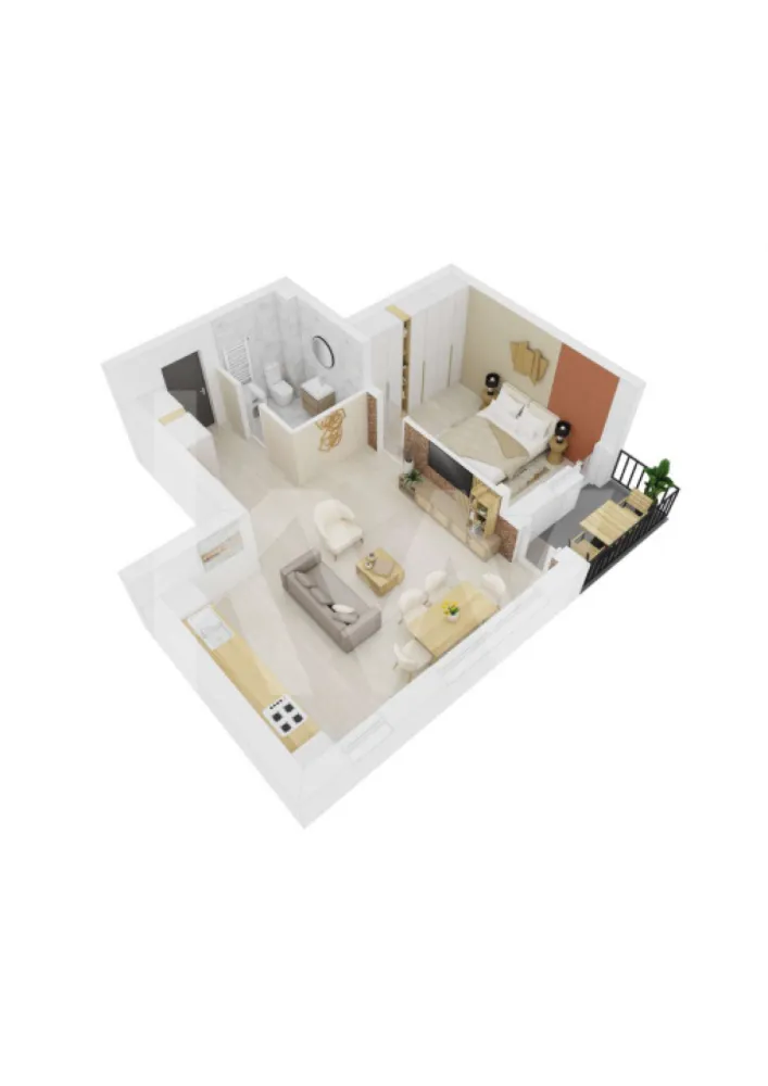 Apartament 2 camere la cheie balcon parcare 48,6mpu Et.3 Doamna Stanca - Apartament 2 camere, etaj 3, de vanzare Sibiu 48,63mpu balcon 4,13mp Doamna Stanca. Va prezentam un nou imobil de vanzare, tip apartament cu 2 camere situat in zona Doamna Stanca. 

Pozitionarea imobilului este excelenta fiind aproape de toate punctele de interes comun publice: scoala, gradinita, Shopping City, restaurante, magazine alimentare, spatii comerciale si multe altele puncte de interes public. Suprafata imobilului este de 48,63 mp utili, 1 balcon de 4,13mp cu acces din bucatarie si din living si este ca si compartimentare: decomandat. Imobilul este situat la etajul 3 din 6+ER. Apartamentul este alcatuit din: 1 dormitor, 1 baie cu geam de aerisire, 1 bucatarie de tip open space cu 1 living, nemobilat, neutilat, 1 balcon si se va preda la cheie.  Locul de parcare este inclus in pret! Cladirea este de tip bloc pe structura de caramida si este construita in 2025 si si beneficiaza de interfon, lift. Locuinta dispune de curent electric, apa, canalizare, gaz, catv, fibra optica. Incalzirea se realieaza prin termoficare, centrala proprie, calorifere. Blocul dispune de izolatie la exterior, bloc izolat termic. Pe interior imobilul se va preda la stadiul de cheie cu usa metalica la intrare, centrala termica in condensatie cu calorifere de otel, tamplarie PVC cu geam termopan, pereti tencuiti si gletuiti, lavabila, prize si intrerupatoare montate, usi de interior, sapa, parchet / gresie si obiecte sanitare ( vas wc si chiuveta ) .  Fotografiile afișate au caracter informativ, cumparatorul avand posibilitatea de a-si alege finisajele si culorile in functie de preferintele proprii.

Suntem oricand dispusi sa oferim un tur de vizionare pentru a demonstra ferm realitatea descrisa.