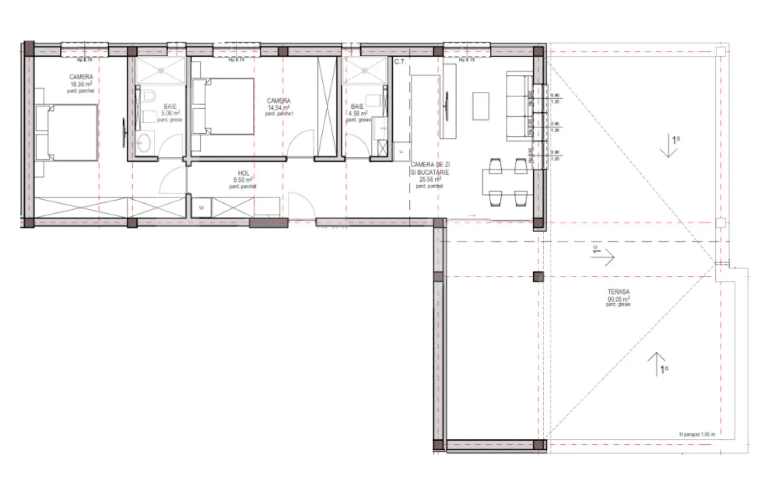 Apartament de vanzare la etaj retras, 3 camere - Apartament de vânzare în Sibiu – 3 camere, bloc nou cu lift, zona Lacul lui Binder

Se oferă spre vânzare un apartament modern cu 3 camere, situat intr-un bloc nou cu lift, în apropierea Lacului lui Binder – una dintre cele mai căutate și dinamice zone rezidențiale din Sibiu.

Caracteristici principale:
- Suprafață utilă de 76,6 mp  
- Terasa generoasă de 90,05 mp  
- Finisat la cheie  
- Încălzire în pardoseală  
- Geam la baie  
- Loc de parcare inclus în preț  
- Acces facil către centrul orașului (1,7 km până în Piața Mare) și autostradă (1 km)

Avantaje suplimentare:
- Bloc nou, cu lift și acces amenajat  
- Posibilitatea achiziționării unui loc de parcare suplimentar (5.000 euro + TVA)

Modalități de plată:
- Surse proprii  
- Credit bancar (avans minim 50%)

Acest apartament reprezintă o alegere inspirată pentru locuit sau investiție, într-o zonă aflată în plină dezvoltare. suna acum pentru a stabili o vizionare!
