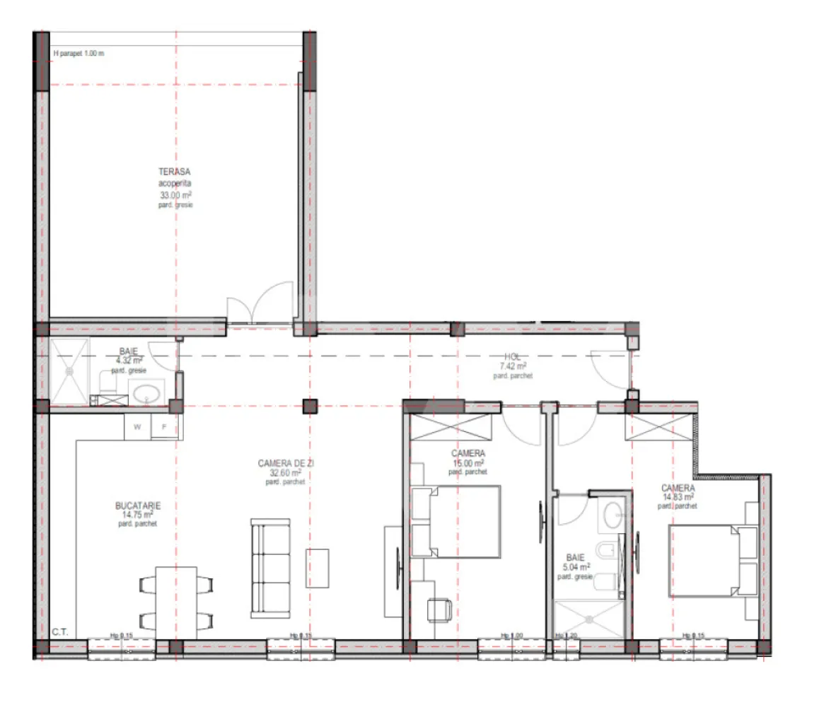 Apartament de vanzare in Sibiu - etaj retras 3 camere cu terasa spectaculoasa - Apartament de vânzare în Sibiu – 3camere, bloc nou cu lift, zona Lacul lui Binder

Se oferă spre vânzare un apartament modern cu 3 camere, situat intr-un bloc nou cu lift, în apropierea Lacului lui Binder – una dintre cele mai căutate și dinamice zone rezidențiale din Sibiu.

Caracteristici principale:
- Suprafață utilă de 93,96 mp  
-Terasa generoasa de 33 mp
- Finisat la cheie  
- Încălzire în pardoseală  
- Geam la baie  
- Loc de parcare inclus în preț  
- Acces facil către centrul orașului (1,7 km până în Piața Mare) și autostradă (1 km)

Avantaje suplimentare:
- Bloc nou, cu lift și acces amenajat  
- Posibilitatea achiziționării unui loc de parcare suplimentar (5.000 euro + TVA)

Modalități de plată:
- Surse proprii  
- Credit bancar (avans minim 50%)

Acest apartament reprezintă o alegere inspirată pentru locuit sau investiție, într-o zonă aflată în plină dezvoltare. suna acum pentru a stabili o vizionare!
