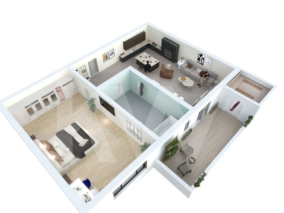 Apartament de vanzare in Sibiu - 2 camere - bloc nou, cu lift