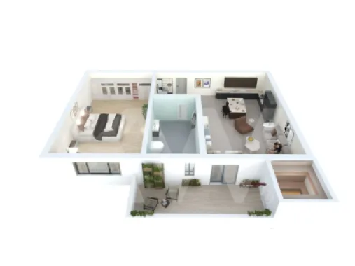 Apartament de vanzare in Sibiu - 2 camere - bloc nou, cu lift