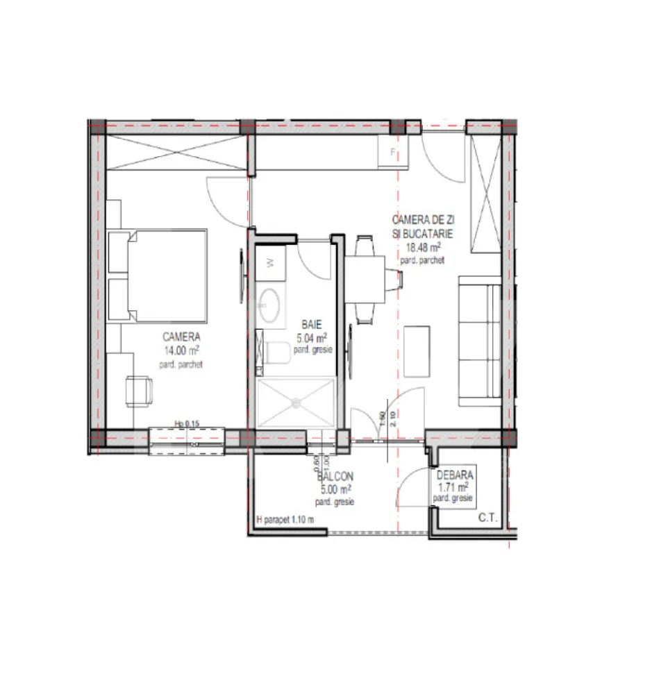 Apartament de vanzare in Sibiu - 2 camere - bloc nou, cu lift - Apartament de vânzare în Sibiu – 2 camere, bloc nou cu lift, zona Lacul lui Binder

Se oferă spre vânzare un apartament modern cu 2 camere, situat intr-un bloc nou cu lift, în apropierea Lacului lui Binder – una dintre cele mai căutate și dinamice zone rezidențiale din Sibiu.

Caracteristici principale:
- Suprafață utilă de 39,23 mp  
- Balcon generos de 5 mp, cu spațiu de depozitare  
- Finisat la cheie  
- Încălzire în pardoseală  
- Geam la baie  
- Loc de parcare inclus în preț  
- Acces facil către centrul orașului (1,7 km până în Piața Mare) și autostradă (1 km)

Avantaje suplimentare:
- Bloc nou, cu lift și acces amenajat  
- Posibilitatea achiziționării unui loc de parcare suplimentar (5.000 euro + TVA)

Modalități de plată:
- Surse proprii  
- Credit bancar (avans minim 50%)

Acest apartament reprezintă o alegere inspirată pentru locuit sau investiție, într-o zonă aflată în plină dezvoltare. suna acum pentru a stabili o vizionare!