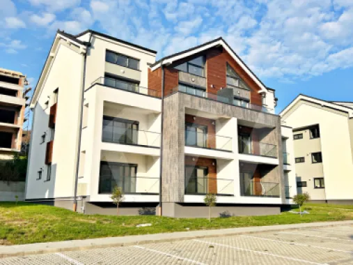 Apart. cu 2 cam. pe două nivele, cu logie. Vilă design modern în Cristian-Sibiu
