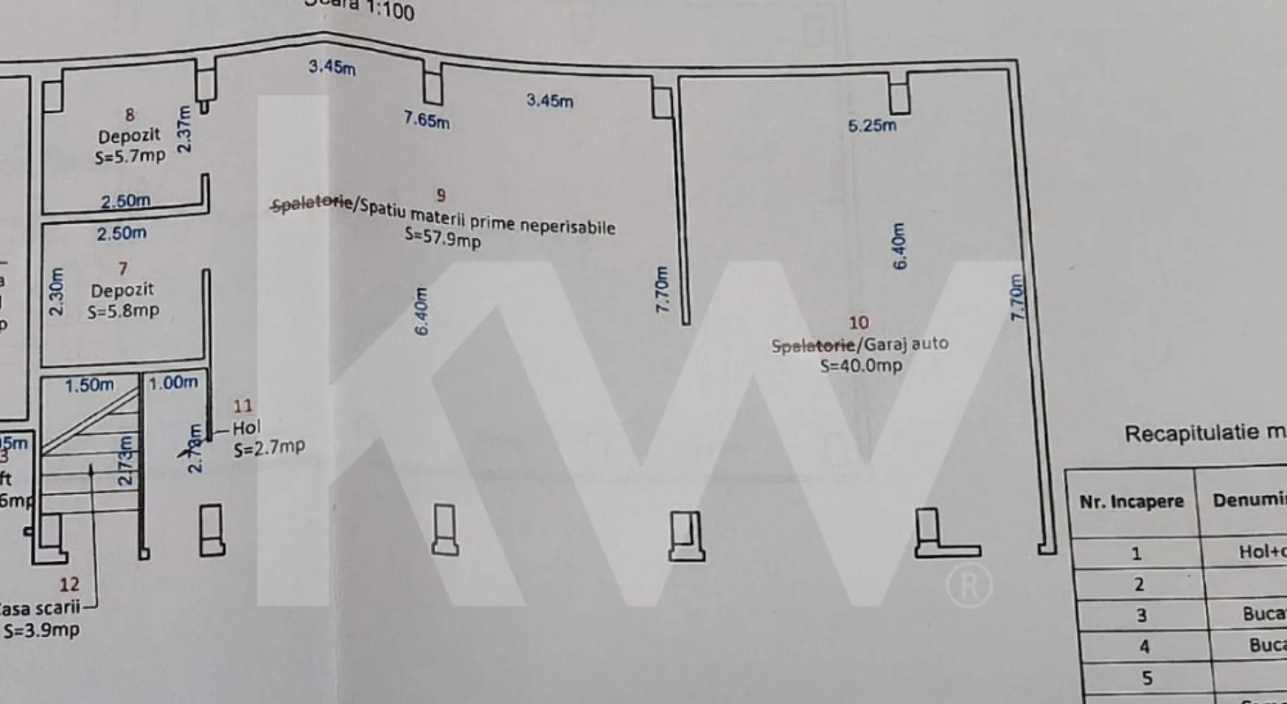 Spațiu comercial, depozitare 250 mp, parter + mezanin, Sibiu