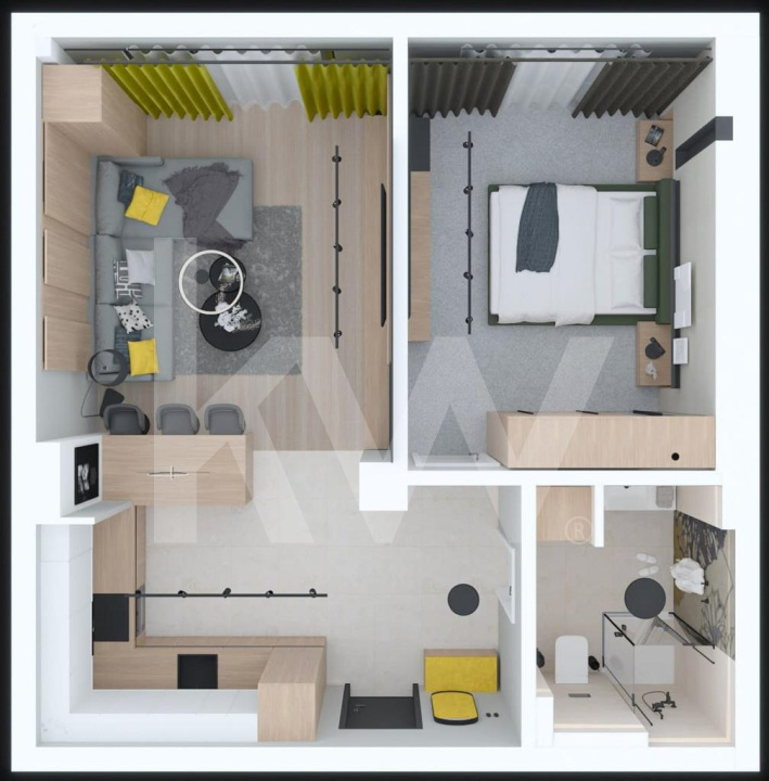Apartament 2 camere, locul în care confortul și calitatea se simt firesc