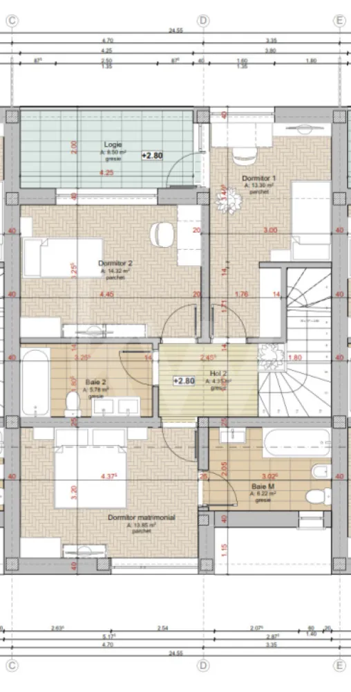 Casă înșiruită, 5 camere - Sebeș , Drumul Petreștiului - Casă înșiruită, parte dintr-un ansamblu de 4 locuințe
📐 Suprafață utilă: 120 mp
📐 Suprafață terase/balcoane: 24 mp

Această proprietate face parte dintr-un ansamblu rezidențial compus din 4 case moderne, construite cu atenție la detalii și materiale de calitate premium.
Compartimentare
Parter: bucătărie, living spațios, baie
Etaj: 3 dormitoare, 2 băi
Detalii constructive
Zidărie Ytong 40 cm pentru pereți exteriori și pereți despărțitori între case
Acoperiș: structură din lemn, izolat cu spumă poliuretanică 25 cm, învelitoare tablă Bilka
Interior: tencuieli pe bază de ipsos (camere) și ciment (băi), glet, tavane din gips carton
Exterior: tencuială decorativă siliconată
Finisaje premium
Parchet 12 mm, clasa de trafic 33
Gresie și faianță în băi, terase exterioare placate cu gresie
Intrare cu trepte, podet și perete placat cu piatră naturală
Scări interioare din lemn masiv
Pervaze interioare din lemn, exterioare din aluminiu
Amenajări exterioare
Gard exterior din elemente prefabricate Elis Pavaje și lamele din material compozit
Gard despărțitor între case cu stâlpi din aluminiu și lamele compozit
Trotuar spate din beton, acces auto și alei față din pavaj
Acces auto pavat (3,3 x 8 m)
Poartă auto și pietonală cu sistem de automatizare
🔑 Casa 2 este alegerea potrivita pentru o familie care lucreaza si de acasa. Ai parte de timp de calitate într-o locuință modernă, parte dintr-un ansamblu rezidențial intim și bine organizat.