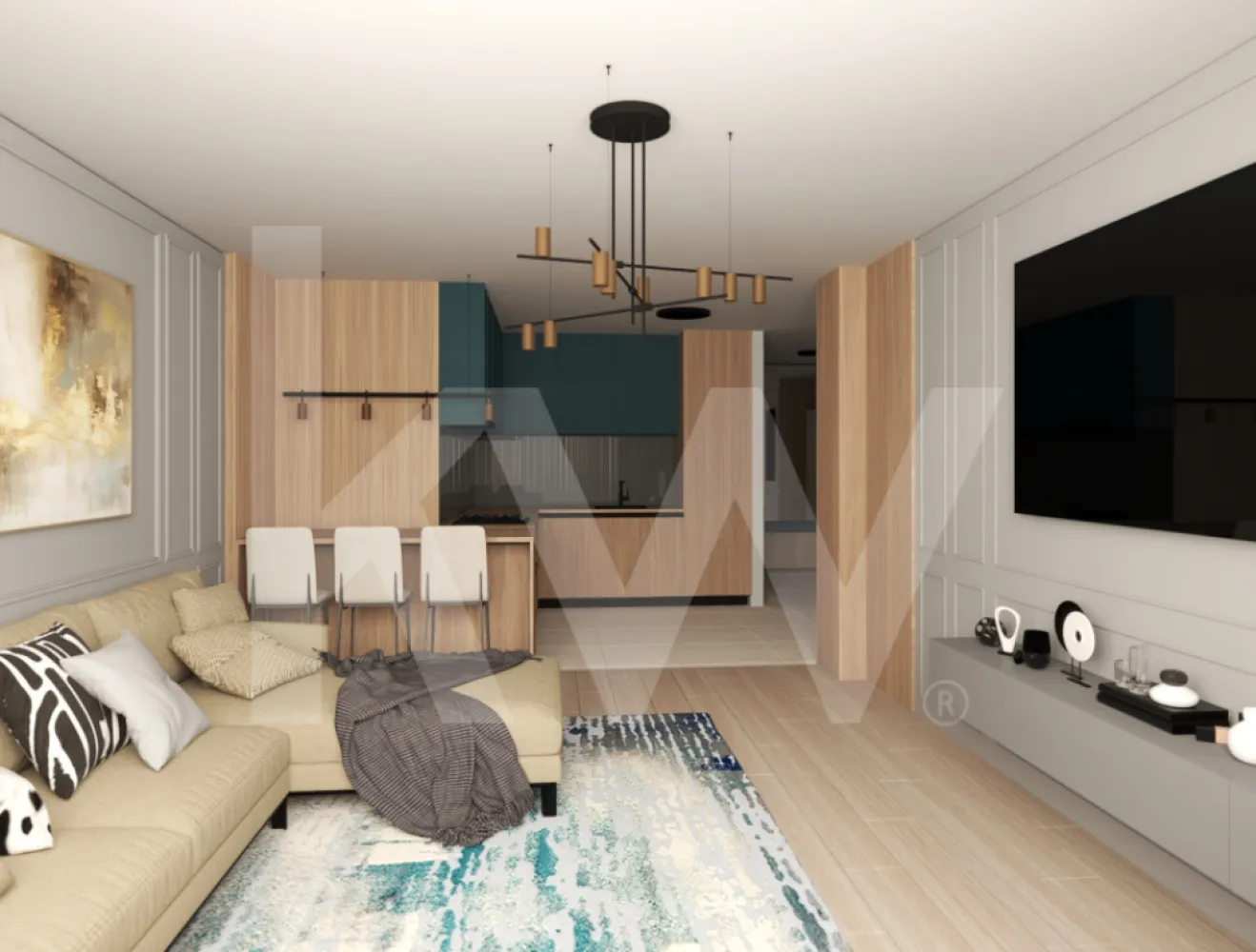 Apartament 2 camere 61,34 mp - Apartament 2 camere , locul unde spatiul intalneste sufletul 
Descopera un apartament care ofera un adevărat sentiment de „acasă”. 
Cu o suprafață de 61.34 mp utili, spațiul se deschide armonios într-un living cu bucătărie de 25.33 mp, perfect pentru momente împărtășite și povești spuse seara.
Dormitorul generos de 16.13 mp este gândit ca un colț de liniște, unde ziua se termină în tihnă. Baia de 4.72 mp, holul larg (7.93 mp) și spațiul de depozitare (2.30 mp) adaugă funcționalitate fără să diminueze căldura locului.
Balconul de aproape 5 mp aduce lumina naturală și un respiro zilnic, doar al tău.