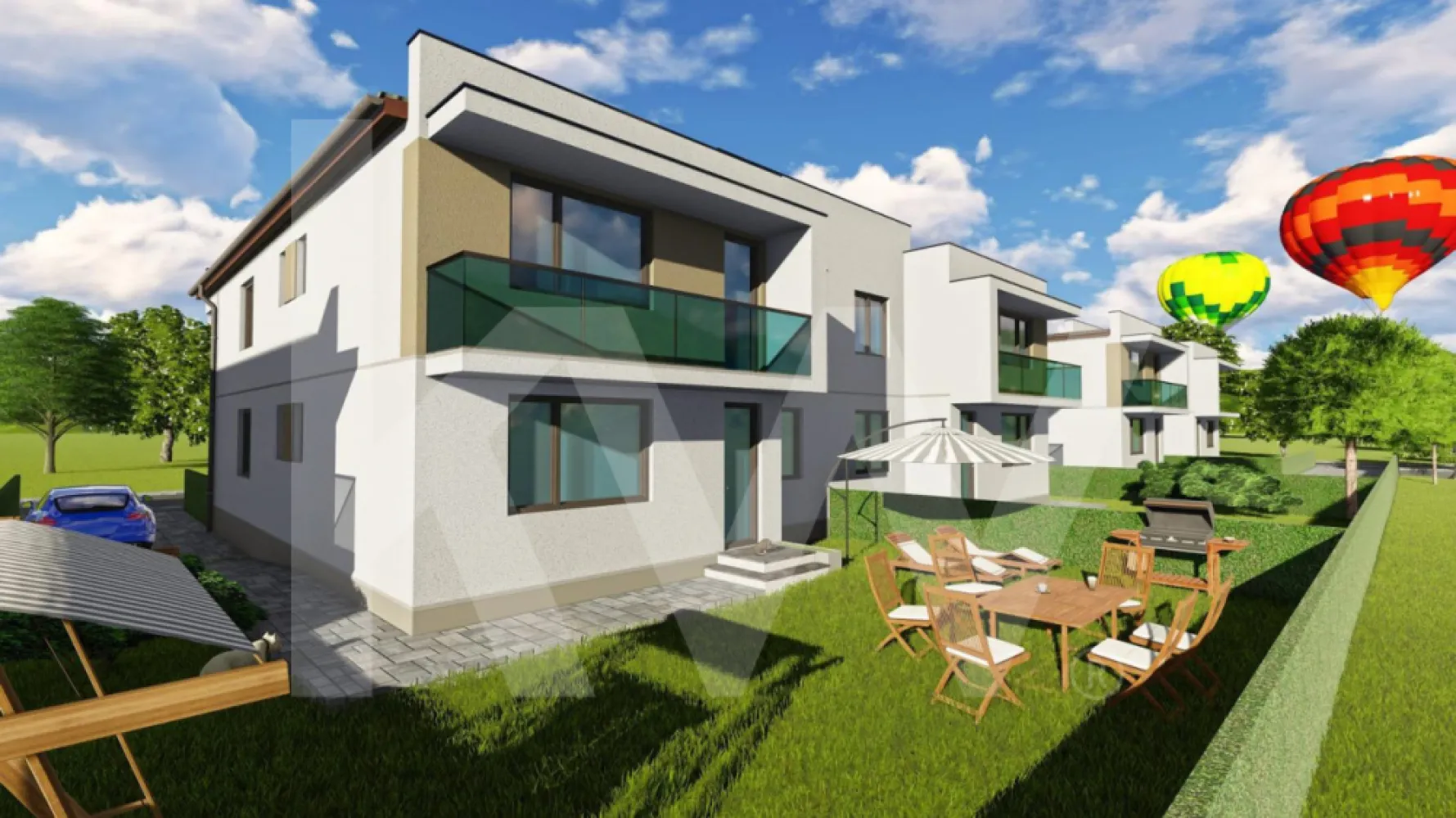 Casă Arhitecților – 82 mp utili, 170 mp curte, 2 locuri de parcare - Casa perfectă pentru tine! Imaginează-ți diminețile liniștite pe balcon, serile relaxante în curtea ta de 170 mp și confortul unui cămin bine compartimentat. Această casă cvadruplex îți oferă tot ce ai nevoie pentru un stil de viață modern și echilibrat!

Parter:
Living spațios de 20 mp, luminos, cu acces direct către curte;
Bucătărie separată de 13 mp, ideală pentru pasionații de gătit;
Grup sanitar de 2mp pentru o funcționalitate sporită;

Etaj:
Două dormitoare confortabile unul de 16mp, respectiv 13mp;
Baie principală de 4 mp;
Balcon, perfect pentru momentele de relaxare.

În plus, ai 2 locuri de parcare incluse și o curte de 170mp unde te poți bucura de timp liber alături de familie.
Predare la alb la interior si la cheie pe exterior.

O casă primitoare, într-o zonă liniștită, aproape de oraș!
Programează o vizionare acum!