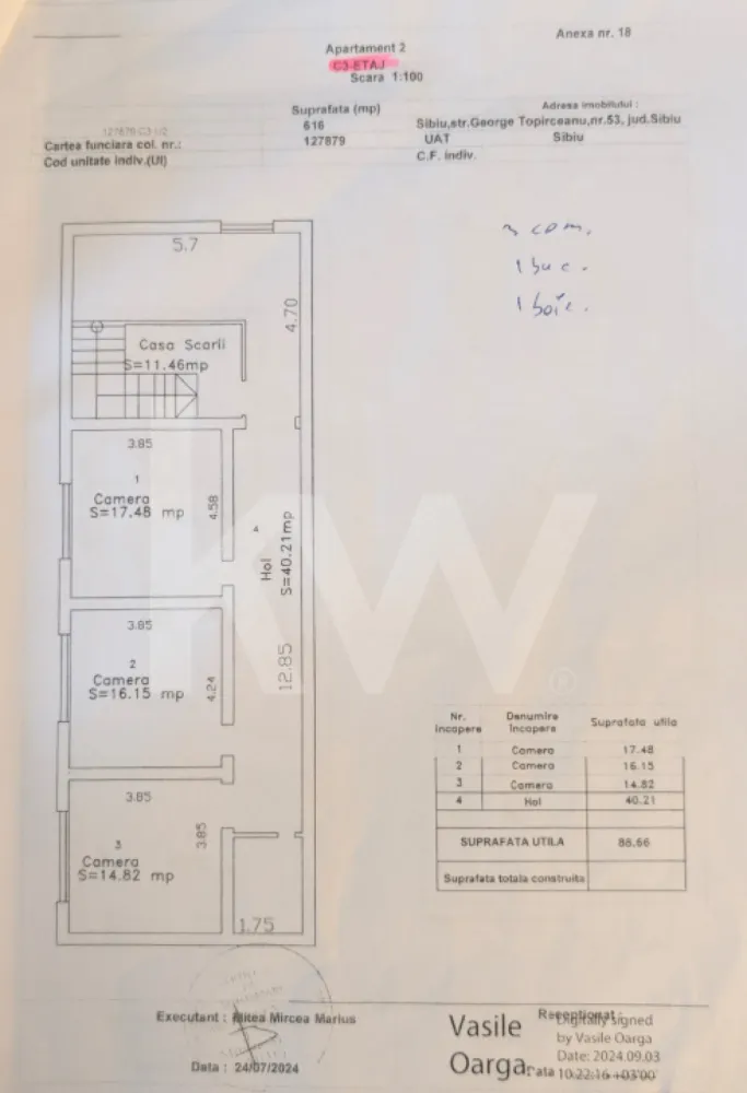 Apartament la casa zona Turnisor!