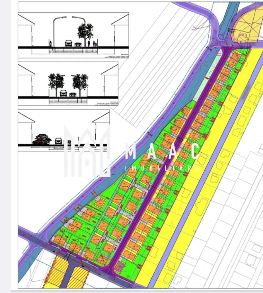 Teren Construcții Rezidențiale | 3750MP | Intravilan | Oportunitate Investiție - MAAC Imobiliare vă propune spre vânzare, o oportunitate strategică de investiție situată în localitatea Cristian, la 25 de minute de județul Sibiu, reprezentată de un teren cu potențial ridicat pentru dezvoltarea unui complex rezidențial, case, duplex-uri; fiind disponibile mai multe parcele de teren, suprafetele sunt cuprinse între 543 mp - 876 mp. Terenul are următoarele caracteristici: -o suprafață totală de 3.750 Mp² -este configurat ca un ansamblu de 5 parcele și se vinde integral -dispune de două fronturi stradale generoase, însumând o deschidere totală de aproximativ 204 metri liniari (152 m pe o latură și 52 m pe cealaltă) -PUZ în lucru, cu termen de finalizare în Martie 2026 -utilitățile se află în zonă Terenul se distinge prin accesul facil și vizibilitatea oferită de cele două deschideri, fiind o opțiune clară pentru investitorii care caută un proiect rezidențial de anvergură. Pentru informații suplimentare referitoare la stadiul documentației sau pentru programarea unei vizionări la fața locului, vă invităm să ne contactați și să specificați că ați văzut anunțul cu codul proprietății ID: CP2903020. }}