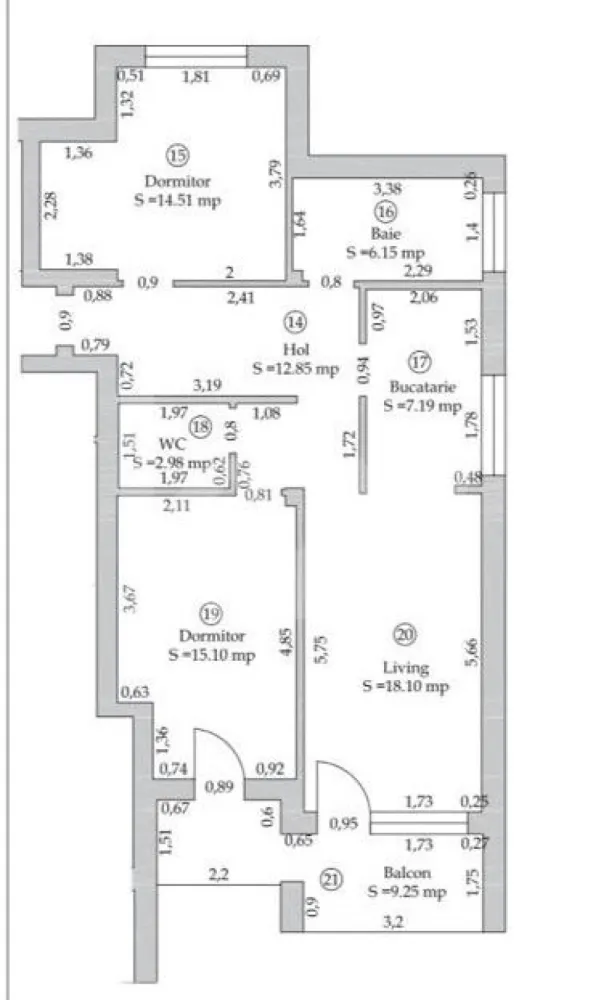 2 bedroom apartment DaVinci - investment opportunity - EN
Discover a modern 3-room apartment, located in the heart of Cristian, 1 km distance from Sibiu International Airport, which redefines the concept of luxurious living lifestyle. With a usable area of ​​71 sq m and a generous 9.25sq m balcony, this apartment on the ground floor of a newly built building in 2025 offers you the perfect living space for families looking for a welcoming and functional home. The brick structure ensures not only durability, but also a healthy environment, ideal for moments spent with loved ones.

Natural light for the two bedrooms and two elegant bathrooms are designed to provide privacy and comfort. The separate partitioning allows easy circulation between rooms, and the kitchen becomes the ideal place to prepare delicious meals. The interior spaces are designed to combine functionality with a modern design, offering a pleasant and relaxing atmosphere. The prime location, in the Western part of the city, ensures quick access to all necessary amenities, from shops and schools to parks and recreational areas.

We can help you to get preapproved for credit appliances for a faster process.

Don't miss the opportunity to be the first to enjoy this exceptional apartment! 
The price of €100,000 + VAT represents a valuable investment in a home that promises to become the center of your life.

Contact us today to schedule a viewing and turn this apartment into your new home!

RO
Descoperiți un apartament modern cu 3 camere, situat în inima orașului Cristian, la 1 km distanță de Aeroportul Internațional Sibiu, care redefinește conceptul de stil de viață luxos. Cu o suprafață utilă de 71 mp și un balcon generos de 9,25 mp, acest apartament situat la parterul unui imobil nou construit în 2025 vă oferă spațiul de locuit perfect pentru familiile care caută o locuință primitoare și funcțională. Structura din cărămidă asigură nu doar durabilitate, ci și un mediu sănătos, ideal pentru momentele petrecute alături de cei dragi.


Lumina naturală pentru cele două dormitoare și cele două băi elegante sunt concepute pentru a oferi intimitate și confort. Compartimentarea separată permite circulația ușoară între camere, iar bucătăria devine locul ideal pentru a pregăti mese delicioase. Spațiile interioare sunt concepute pentru a combina funcționalitatea cu un design modern, oferind o atmosferă plăcută și relaxantă. Locația privilegiată, în partea de vest a orașului, asigură acces rapid la toate facilitățile necesare, de la magazine și școli până la parcuri și zone de agrement.

Vă putem ajuta să obțineți o preaprobare pentru credite, pentru un proces mai rapid.

Nu ratați ocazia de a fi primul care se bucură de acest apartament excepțional!
Prețul de 100.000 € + TVA reprezintă o investiție valoroasă într-o locuință care promite să devină centrul vieții tale.

Contactează-ne astăzi pentru a programa o vizionare și a transforma acest apartament în noua ta casă!