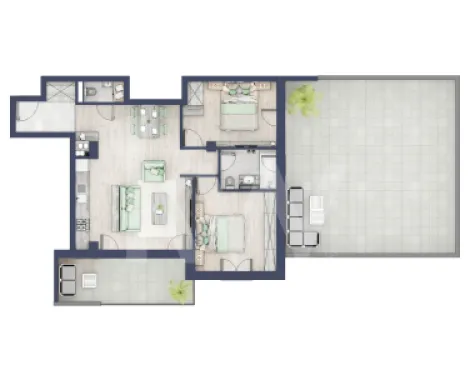 Apartament 3 camere, etaj 1, intabulare vara 2026