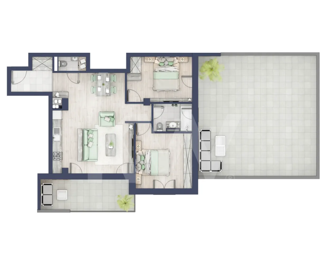 Apartament 3 camere, Parter, intabulare vara 2026 - Ești dornic/ă să faci o schimbare importantă în viața ta?

Fie că te gândești să iți schimbi domiciliul sau te afli la început de drum, îți propunem un imobil pentru un stil de viață modern, pe măsura așteptărilor tale.
Unde? Într-un ansamblu rezidențial demn de secolul XXI.

Compartimentare apartament:

Bucatarie + Living - 30,4 m²
Dormitor - 13,5 m²
Dormitor 2 - 11,3 m²
Baie - 4,6 m²
Baie 2 (WC) - 2,0 m²
Hol - 4,5 m²
Sas - 1,9 m²
Suprafata balcon - 11,8 m²
Terasa - 20,0 m²

Apartamentul se predă la alb cu:
- prize și întrerupătoare 
- centrală termică Viessmann
- cronotermostat în fiecare cameră
- încălzire în pardoseală
- rulouri electrice la dormitoare.

Situată ​​în Zona Turnișor din Sibiu, viitoarea ta casă vine la pachet cu următoarele beneficii:
- spații verzi, zone de agrement, zone de fitness;
- loc pentru sport în aer liber, loc de joacă pentru copii; loc pentru grătar în apropierea pârâului;
- siguranță: bariere de intrare pentru a limita accesul doar la viitori proprietari în cadrul ansamblului;
- 2 căi de acces: una pe partea de Vest cu ajungere rapidă în zona Industială, Aeroport și autostradă și încă una pe Str. Ogorului către centrul orașului Sibiu;
- stand de biciclete;
- parcare subterană/supraterana
- posibilitate încărcare mașini electrice (în parcarea subterană);

Apartamentul despre care îți vorbesc are o suprafață utilă de 47,1 m², cu un balcon de 10,3 m² se predă la alb cu:
- prize și întrerupătoare 
- centrală termică Viessmann
- cronotermostat în fiecare cameră
- încălzire în pardoseală
- rulouri electrice la dormitoare.

 Modalitati de predare:
Preț: € 173.635 cu 21% TVA inclus. (intabulare vara 2026)
Apartamentul se vinde în stadiul de “alb avansat”.


Randările sunt doar niște exemple și pot fi diferite față de realitate. Nu răspundem pentru diferențele apărute.

Locurile de parcare sunt contra-cost și pot fi în parcarea supraterană (€ 5.084/loc de parcare) sau la subsol (€ 10.168/loc de parcare).
Modalități de plată: cash și credit ipotecar cu avans minim de 15%.

Așadar îți pune la dispoziţie o Asociaţie de Proprietari bine gestionată care se ocupă şi de întreţinerea clădirilor şi a spaţiilor verzi, pentru un aspect curat, modern, adecvat.

Informatii certificat energetic conform proiect:
a) clasa energetica B;
b) consumul total specific de energie primara: 126.00 kWh/m2an;
c) indicele de emisii echivalent CO_2: 26 kgCO2/m2an;
d) consum total specific de energie din surse regenerabile: 0 kWh/m2an.

Ce spui, ne vedem să-ți prezint în detaliu acest ansamblu?
Dacă da, contactează-mă la numărul afișat!
