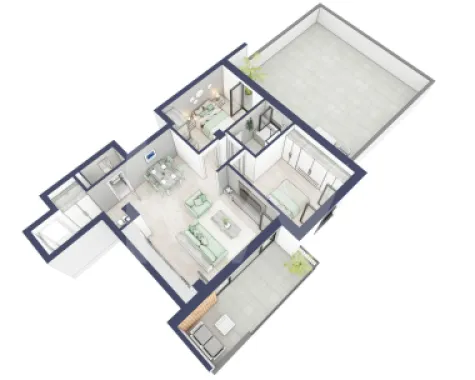 Apartament 3 camere, Parter, intabulare vara 2026