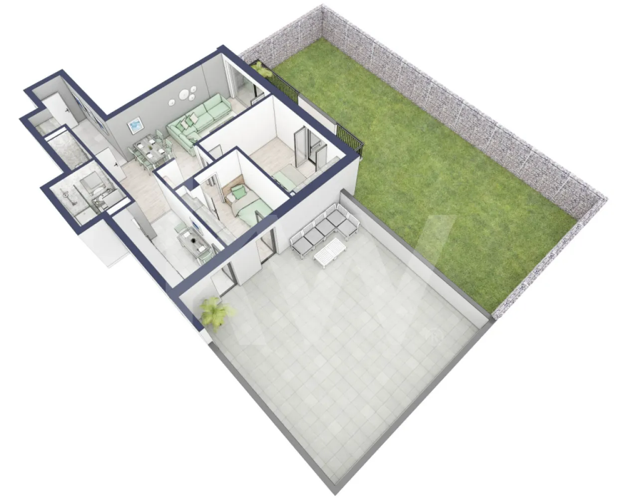 Apartament 3 camere, Parter, intabulare vara 2026 - Ești dornic/ă să faci o schimbare importantă în viața ta?

Fie că te gândești să iți schimbi domiciliul sau te afli la început de drum, îți propunem un imobil pentru un stil de viață modern, pe măsura așteptărilor tale.
Unde? Într-un ansamblu rezidențial demn de secolul XXI.

Compartimentare apartament:

Bucatarie - 8,9 m²
Living - 25,7 m²
Dormitor - 12,5 m²
Dormitor 2 - 8,8 m²
Baie - 4,7 m²
Baie 2 (WC) - 2,0 m²
Hol - 5,8 m²
Sas - 1,8 m²
Suprafata balcon - 11,7 m²
Terasa - 20,0 m²
Gradina - 61,0 m²

Apartamentul se predă la alb cu:
- prize și întrerupătoare 
- centrală termică Viessmann
- cronotermostat în fiecare cameră
- încălzire în pardoseală
- rulouri electrice la dormitoare.

Situată ​​în Zona Turnișor din Sibiu, viitoarea ta casă vine la pachet cu următoarele beneficii:
- spații verzi, zone de agrement, zone de fitness;
- loc pentru sport în aer liber, loc de joacă pentru copii; loc pentru grătar în apropierea pârâului;
- siguranță: bariere de intrare pentru a limita accesul doar la viitori proprietari în cadrul ansamblului;
- 2 căi de acces: una pe partea de Vest cu ajungere rapidă în zona Industială, Aeroport și autostradă și încă una pe Str. Ogorului către centrul orașului Sibiu;
- stand de biciclete;
- parcare subterană/supraterana
- posibilitate încărcare mașini electrice (în parcarea subterană);

Apartamentul despre care îți vorbesc are o suprafață utilă de 47,1 m², cu un balcon de 10,3 m² se predă la alb cu:
- prize și întrerupătoare 
- centrală termică Viessmann
- cronotermostat în fiecare cameră
- încălzire în pardoseală
- rulouri electrice la dormitoare.

 Modalitati de predare:
Preț: € 177.749 cu 21% TVA inclus. (intabulare vara 2026)
Apartamentul se vinde în stadiul de “alb avansat”.


Randările sunt doar niște exemple și pot fi diferite față de realitate. Nu răspundem pentru diferențele apărute.

Locurile de parcare sunt contra-cost și pot fi în parcarea supraterană (€ 5.084/loc de parcare) sau la subsol (€ 10.168/loc de parcare).
Modalități de plată: cash și credit ipotecar cu avans minim de 15%.

Așadar îți pune la dispoziţie o Asociaţie de Proprietari bine gestionată care se ocupă şi de întreţinerea clădirilor şi a spaţiilor verzi, pentru un aspect curat, modern, adecvat.

Informatii certificat energetic conform proiect:
a) clasa energetica B;
b) consumul total specific de energie primara: 126.00 kWh/m2an;
c) indicele de emisii echivalent CO_2: 26 kgCO2/m2an;
d) consum total specific de energie din surse regenerabile: 0 kWh/m2an.

Ce spui, ne vedem să-ți prezint în detaliu acest ansamblu?
Dacă da, contactează-mă la numărul afișat!