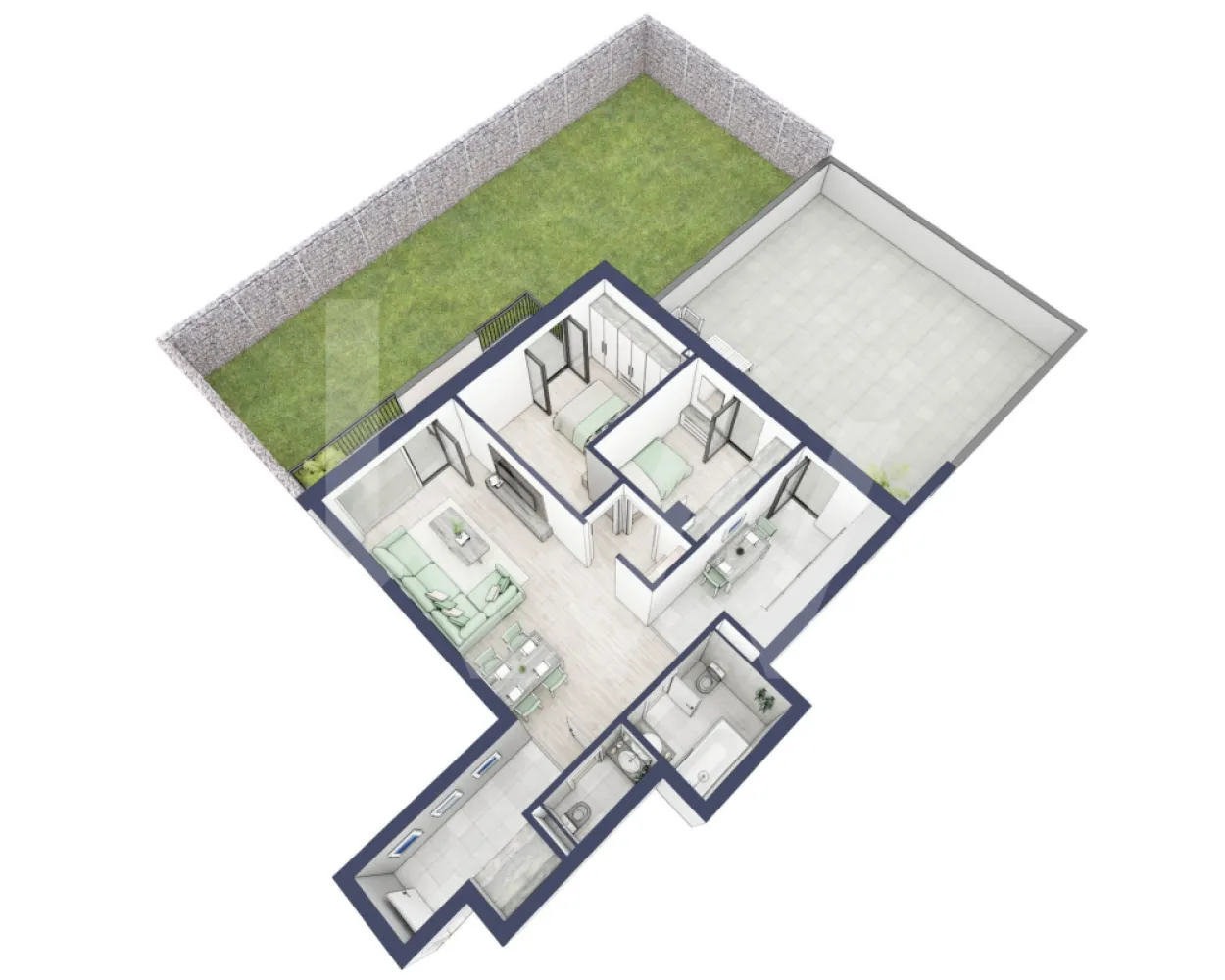 Apartament 3 camere, Parter, intabulare vara 2026 - Ești dornic/ă să faci o schimbare importantă în viața ta?

Fie că te gândești să iți schimbi domiciliul sau te afli la început de drum, îți propunem un imobil pentru un stil de viață modern, pe măsura așteptărilor tale.
Unde? Într-un ansamblu rezidențial demn de secolul XXI.

Compartimentare apartament:

Bucatarie - 8,9 m²
Living - 25,7 m²
Dormitor - 12,5 m²
Dormitor 2 - 8,8 m²
Baie - 4,7 m²
Baie 2 (WC) - 2,0 m²
Hol - 5,8 m²
Sas - 1,8 m²
Suprafata balcon - 11,7 m²
Terasa - 20,0 m²
Gradina - 61,0 m²

Apartamentul se predă la alb cu:
- prize și întrerupătoare 
- centrală termică Viessmann
- cronotermostat în fiecare cameră
- încălzire în pardoseală
- rulouri electrice la dormitoare.

Situată ​​în Zona Turnișor din Sibiu, viitoarea ta casă vine la pachet cu următoarele beneficii:
- spații verzi, zone de agrement, zone de fitness;
- loc pentru sport în aer liber, loc de joacă pentru copii; loc pentru grătar în apropierea pârâului;
- siguranță: bariere de intrare pentru a limita accesul doar la viitori proprietari în cadrul ansamblului;
- 2 căi de acces: una pe partea de Vest cu ajungere rapidă în zona Industială, Aeroport și autostradă și încă una pe Str. Ogorului către centrul orașului Sibiu;
- stand de biciclete;
- parcare subterană/supraterana
- posibilitate încărcare mașini electrice (în parcarea subterană);

Apartamentul despre care îți vorbesc are o suprafață utilă de 47,1 m², cu un balcon de 10,3 m² se predă la alb cu:
- prize și întrerupătoare 
- centrală termică Viessmann
- cronotermostat în fiecare cameră
- încălzire în pardoseală
- rulouri electrice la dormitoare.

 Modalitati de predare:
Preț: € 177.749 cu 21% TVA inclus. (intabulare vara 2026)
Apartamentul se vinde în stadiul de “alb avansat”.


Randările sunt doar niște exemple și pot fi diferite față de realitate. Nu răspundem pentru diferențele apărute.

Locurile de parcare sunt contra-cost și pot fi în parcarea supraterană (€ 5.084/loc de parcare) sau la subsol (€ 10.168/loc de parcare).
Modalități de plată: cash și credit ipotecar cu avans minim de 15%.

Așadar îți pune la dispoziţie o Asociaţie de Proprietari bine gestionată care se ocupă şi de întreţinerea clădirilor şi a spaţiilor verzi, pentru un aspect curat, modern, adecvat.

Informatii certificat energetic conform proiect:
a) clasa energetica B;
b) consumul total specific de energie primara: 126.00 kWh/m2an;
c) indicele de emisii echivalent CO_2: 26 kgCO2/m2an;
d) consum total specific de energie din surse regenerabile: 0 kWh/m2an.

Ce spui, ne vedem să-ți prezint în detaliu acest ansamblu?
Dacă da, contactează-mă la numărul afișat!