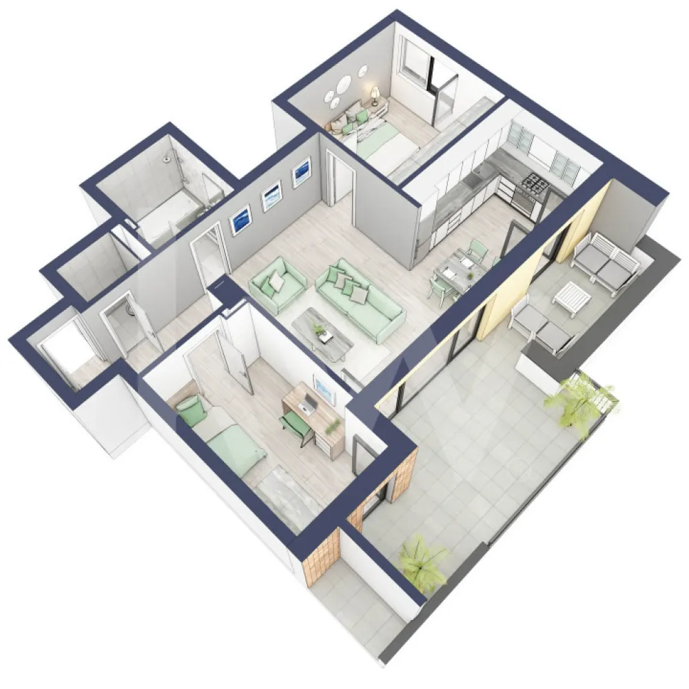 Apartament 3 camere - 2 bai - Ești dornic/ă să faci o schimbare importantă în viața ta?

Fie că te gândești să iți schimbi domiciliul sau te afli la început de drum, îți propunem un imobil pentru un stil de viață modern, pe măsura așteptărilor tale.
Unde? Într-un ansamblu rezidențial demn de secolul XXI.

Apartamentul despre care îți vorbesc are o suprafață utilă de 66,2 mp, un balcon de 22,2 mp, se predă la alb cu:
- prize și întrerupătoare 
- centrală termică Viessmann
- cronotermostat în fiecare cameră
- încălzire în pardoseală
- rulouri electrice la dormitoare.

Situată ​​în Zona Turnișor din Sibiu, viitoarea ta casă vine la pachet cu următoarele beneficii:
- spații verzi, zone de agrement, zone de fitness;
- loc pentru sport în aer liber, loc de joacă pentru copii; loc pentru grătar în apropierea pârâului;
- siguranță: bariere de intrare pentru a limita accesul doar la viitori proprietari în cadrul ansamblului;
- 2 căi de acces: una pe partea de Vest cu ajungere rapidă în zona Industială, Aeroport și autostradă și încă una pe Str. Ogorului către centrul orașului Sibiu;
- stand de biciclete;

Preț: € 149.821 cu 19% TVA inclus.
Apartamentul se vinde în stadiul de “alb avansat”.

Randările sunt doar niște exemple și pot fi diferite față de realitate. Nu răspundem pentru diferențele apărute.

Locurile de parcare sunt contra-cost și pot fi în parcarea supraterană (€ 5.000/loc de parcare) sau la subsol (€ 10.000/loc de parcare).
 
Modalități de plată: cash și credit ipotecar cu avans minim de 15%.

Așadar îți pune la dispoziţie o Asociaţie de Proprietari bine gestionată care se ocupă şi de întreţinerea clădirilor şi a spaţiilor verzi, pentru un aspect curat, modern, adecvat.

Informatii certificat energetic conform proiect:
a) clasa energetica A;
b) consumul total specific de energie primara: min 119.00 – max 125.00 kWh/m2an;
c) indicele de emisii echivalent CO_2: min 10.77 – max 25.63 kgCO2/m2an;
d) consum total specific de energie din surse regenerabile: 0 kWh/m2an.

Ce spui, ne vedem să-ți prezint în detaliu acest ansamblu?
Dacă da, contactează-mă la numărul afișat!