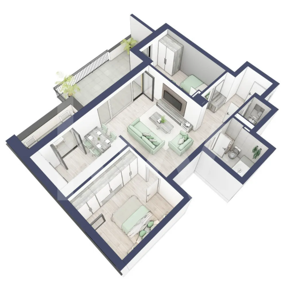 Apartament 3 camere - 2 bai - Ești dornic/ă să faci o schimbare importantă în viața ta?

Fie că te gândești să iți schimbi domiciliul sau te afli la început de drum, îți propunem un imobil pentru un stil de viață modern, pe măsura așteptărilor tale.
Unde? Într-un ansamblu rezidențial demn de secolul XXI.

Apartamentul despre care îți vorbesc are o suprafață utilă de 66,2 mp, un balcon de 22,2 mp, se predă la alb cu:
- prize și întrerupătoare 
- centrală termică Viessmann
- cronotermostat în fiecare cameră
- încălzire în pardoseală
- rulouri electrice la dormitoare.

Situată ​​în Zona Turnișor din Sibiu, viitoarea ta casă vine la pachet cu următoarele beneficii:
- spații verzi, zone de agrement, zone de fitness;
- loc pentru sport în aer liber, loc de joacă pentru copii; loc pentru grătar în apropierea pârâului;
- siguranță: bariere de intrare pentru a limita accesul doar la viitori proprietari în cadrul ansamblului;
- 2 căi de acces: una pe partea de Vest cu ajungere rapidă în zona Industială, Aeroport și autostradă și încă una pe Str. Ogorului către centrul orașului Sibiu;
- stand de biciclete;

Preț: € 149.821 cu 19% TVA inclus.
Apartamentul se vinde în stadiul de “alb avansat”.

Randările sunt doar niște exemple și pot fi diferite față de realitate. Nu răspundem pentru diferențele apărute.

Locurile de parcare sunt contra-cost și pot fi în parcarea supraterană (€ 5.000/loc de parcare) sau la subsol (€ 10.000/loc de parcare).
 
Modalități de plată: cash și credit ipotecar cu avans minim de 15%.

Așadar îți pune la dispoziţie o Asociaţie de Proprietari bine gestionată care se ocupă şi de întreţinerea clădirilor şi a spaţiilor verzi, pentru un aspect curat, modern, adecvat.

Informatii certificat energetic conform proiect:
a) clasa energetica A;
b) consumul total specific de energie primara: min 119.00 – max 125.00 kWh/m2an;
c) indicele de emisii echivalent CO_2: min 10.77 – max 25.63 kgCO2/m2an;
d) consum total specific de energie din surse regenerabile: 0 kWh/m2an.

Ce spui, ne vedem să-ți prezint în detaliu acest ansamblu?
Dacă da, contactează-mă la numărul afișat!
