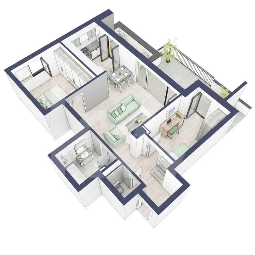 Apartament 3 camere - 2 bai - Ești dornic/ă să faci o schimbare importantă în viața ta?

Fie că te gândești să iți schimbi domiciliul sau te afli la început de drum, îți propunem un imobil pentru un stil de viață modern, pe măsura așteptărilor tale.
Unde? Într-un ansamblu rezidențial demn de secolul XXI.

Apartamentul despre care îți vorbesc are o suprafață utilă de 66,2 mp, un balcon de 22,2 mp, se predă la alb cu:
- prize și întrerupătoare 
- centrală termică Viessmann
- cronotermostat în fiecare cameră
- încălzire în pardoseală
- rulouri electrice la dormitoare.

Situată ​​în Zona Turnișor din Sibiu, viitoarea ta casă vine la pachet cu următoarele beneficii:
- spații verzi, zone de agrement, zone de fitness;
- loc pentru sport în aer liber, loc de joacă pentru copii; loc pentru grătar în apropierea pârâului;
- siguranță: bariere de intrare pentru a limita accesul doar la viitori proprietari în cadrul ansamblului;
- 2 căi de acces: una pe partea de Vest cu ajungere rapidă în zona Industială, Aeroport și autostradă și încă una pe Str. Ogorului către centrul orașului Sibiu;
- stand de biciclete;

Preț: € 149.821 cu 19% TVA inclus.
Apartamentul se vinde în stadiul de “alb avansat”.

Randările sunt doar niște exemple și pot fi diferite față de realitate. Nu răspundem pentru diferențele apărute.

Locurile de parcare sunt contra-cost și pot fi în parcarea supraterană (€ 5.000/loc de parcare) sau la subsol (€ 10.000/loc de parcare).
 
Modalități de plată: cash și credit ipotecar cu avans minim de 15%.

Așadar îți pune la dispoziţie o Asociaţie de Proprietari bine gestionată care se ocupă şi de întreţinerea clădirilor şi a spaţiilor verzi, pentru un aspect curat, modern, adecvat.

Informatii certificat energetic conform proiect:
a) clasa energetica A;
b) consumul total specific de energie primara: min 119.00 – max 125.00 kWh/m2an;
c) indicele de emisii echivalent CO_2: min 10.77 – max 25.63 kgCO2/m2an;
d) consum total specific de energie din surse regenerabile: 0 kWh/m2an.

Ce spui, ne vedem să-ți prezint în detaliu acest ansamblu?
Dacă da, contactează-mă la numărul afișat!