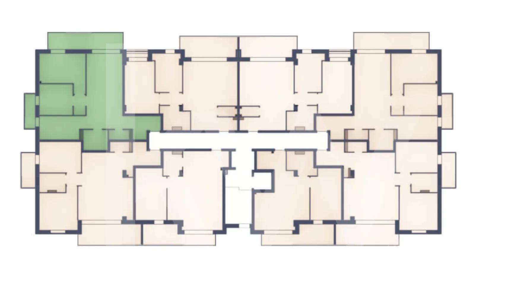 Apartament 3 camere - 2 bai - Terasa 11 mp + Balcon