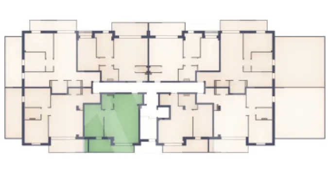 Apartament 2 camere - Nou - Etaj 1 - Ansamblu Privat