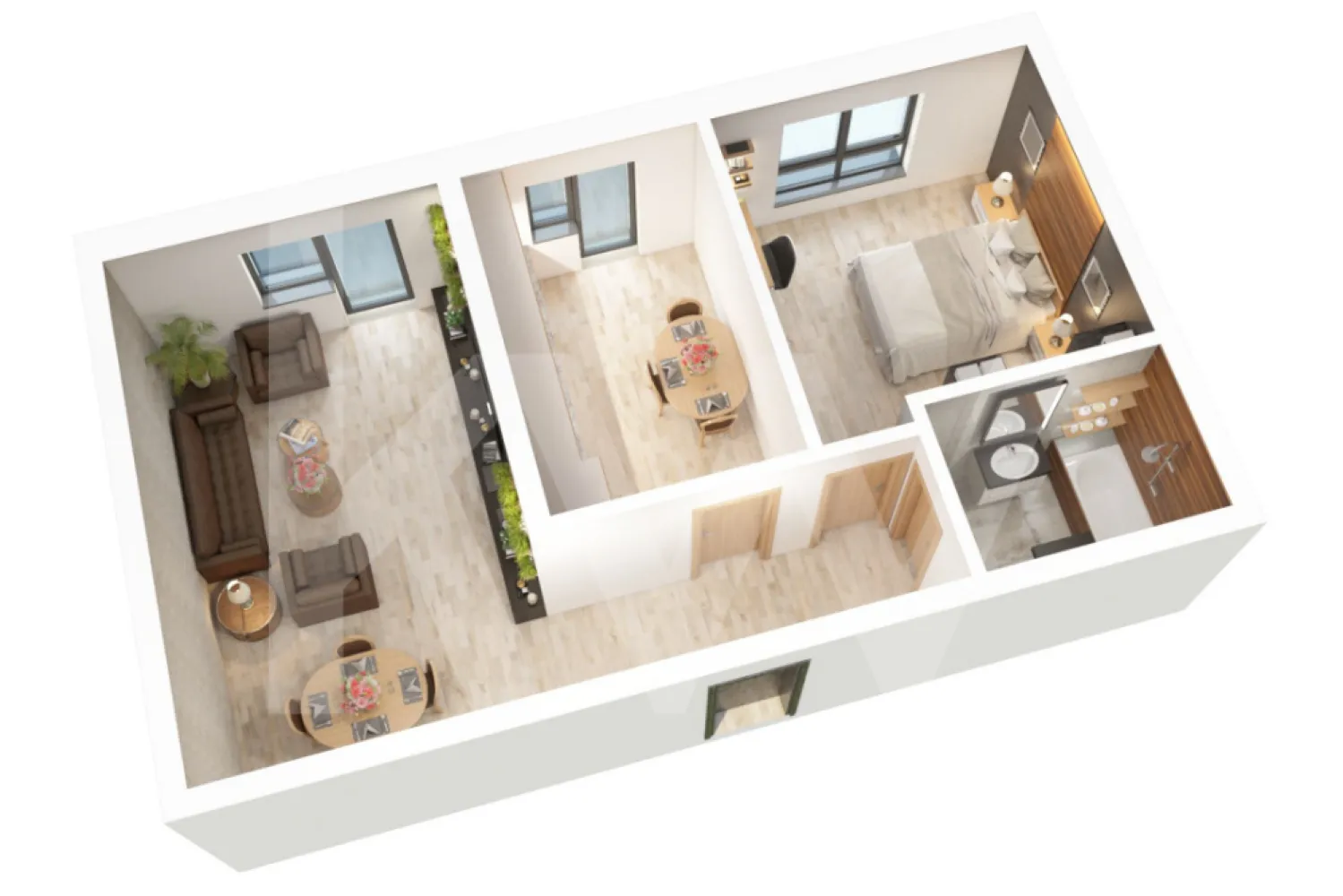 Apartament 2 camere - 56.15mp utili + balcon 6.7mp - Doamna Stanca - Ți-ar plăcea să locuieșți la câțiva pași de Shopping City Mall?
Dacă răspunsul tău e "DA!", îți propunem un apartament situat într-un nou ansamblu rezidențial de pe str. Doamna Stanca, la limita teritorială cu orașul Sibiu, unde se regăsesc magazine, școală, grădiniță, stație de autobuz, piață, etc. 

Imobilul are o suprafață utilă de 56,15 mp+balcon 6,7 mp și este compartimentat astfel:
- living cu ieșire pe balcon;
- bucătărie cu ieșire directă pe balcon;
- dormitor 
- baie 4,7 mp utili;
- balcon 6,7 mp utilli.
- loc de parcare ( inclus în preț ).

Predarea este LA ALB
- Tamplarie PVC 7 camere– 3 foi sticla
- Usa metalica intrare apartament
- Tencuit var-ciment, 2 maini de glet si 1 mana de lavabila alba
- Centrala BOSCH in condensare 5 ani garantie
- Incalzire in pardoseala
- Balcon placat cu gresie
- Corp iluminat balcon
- Balustrada sticla balcon
- 1 loc de parcare inclus
- Casa scarii la cheie, balustrada inox
- Interfon

Se acceptă plata atât din surse proprii cât și cu ajutorul unui credit bancar cu avans minim de 15%.

Pentru mai multe detalii și vizionări, ne puteți contacta la numărul de telefon afișat!