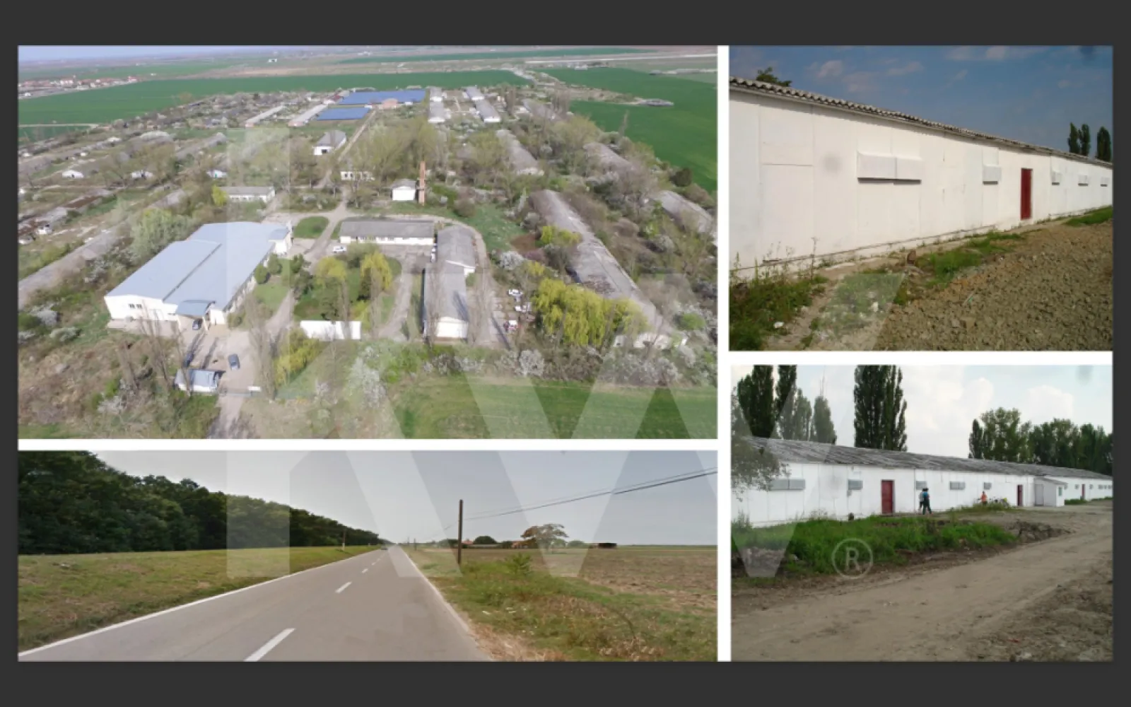 18 Ha intravilan in orasul Arad - langa aeroport - Proprietate compacta in suprafata de 18 Ha (teren intravilan - curti constructii), localizata la 2,5
km de Aeroportul Arad (RO) DJ682F si la 2,6 km de nodul rutier al autostrazii A1 si se compune
din:
> 180.564 mp teren intravilan (curti constructii)
> 35.716 mp constructii (30 hale de 1000 mp si una de 3000 mp + anexe)
> 15.000 mp parc fotovoltaic in functiune din anul 2014.
> 17.540 mp drumuri destinate circulatiei rutiere si alei pietonale betonate.
> 112.308 mp spatii verzi.
Proprietatea este localizata la 2,5 km de Aeroportul Arad (RO), intrarea pe autostrada A1 (judetul Arad),
51 Km fata de punctul de frontiera schengen cu Ungaria (vama Nadlac) - cale rutiera directa pe
autostrada si/sau 90 Km pana la punctul de frontiera cu Serbia.
Accesul catre proprietate se face din nodul rutier A1 (intrare - iesire), pe drum asfaltat cu doua benzi.
A fost obtinut Avizul de Oportunitate nr. 14 din 10.06.2021 pentru elaborarea Planului Urbanistic Zonal.Pe proprietate exista constructii cu o suprafata
totala de 35.716 mp., din care 12.900 mp. partial
reabilitate recent.
Hala perfect utilizabila in suprafata de 3000 mp si
30 de hale in suprafata de 1000 mp fiecare, aflate
in diverse stadii de uzura.
9 hale a cate 1000 mp fiecare au fost reabilitate
recent.
1 cladire de birouri, spatii de cazare mobilate pentru
personal, atelier reparatii, cladirea centralei termice,
cladiri posturi trafo, statie pompare, magazii,
depozit, vestiare, rampe betonate si drumuri interne
de acces.
Utilitati: energie electrica, apa din put, canalizare.17.540 mp drumuri destinate circulatiei
rutiere si alei betonate.
Rampele de acces ale constructiilor sunt legate
intre ele prin intermediul drumurilor betonate si
aleilor de acces pietonal.
Intregul ansamblu rutier a fost realizat in urma cu
mai mult de 30 de ani, in vremurile cand
materialele utilizate erau conform normelor de
calitate impuse in acele vremuri (50 cm beton
armat).
Intreaga proprietate este imprejmuita si accesul
catre acesta se face prin doua intrari principale.
Front stradal la drumul județean de 415 mPe proprietate exista 2 bransamente de
medie tensiune, legate la magistrale diferite.
Contractul de superficie si servitute
incheiat cu furnizorul Enel Distributie
Banat S.A. permite descarcarea in
2 retele electrice de interes public,
conectate la tronsoane diferite ale
furnizorului.
Unul dintre tronsoanele de medie
tensiune este conectat la punct de
descarcare, racordat radial in LEA
110/20 kV Gai – Rase Usoare Arad.
Pe 15.000 mp. din proprietate este amplasat
un parc fotovoltaic conectat la reteaua
nationala.
Puterea nominala debitata in Sistemul
Energetic National este 654,62 kWp
fiind conectat si operational din 2013.
Energia produsa se varsa in reteaua
nationala de energie electrica.
Parcul functional este compus din 2750
buc panouri tip skybase & chaori de 245
w/fiecare si un numarul de 31 buc
invertoare.
Parcul fotovoltaic existent poate fi extins.