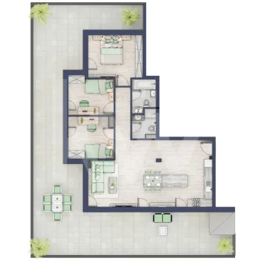 Penthouse 4 camere - priveliste fabuloasa - Ansamblu Premium - Sibiu
