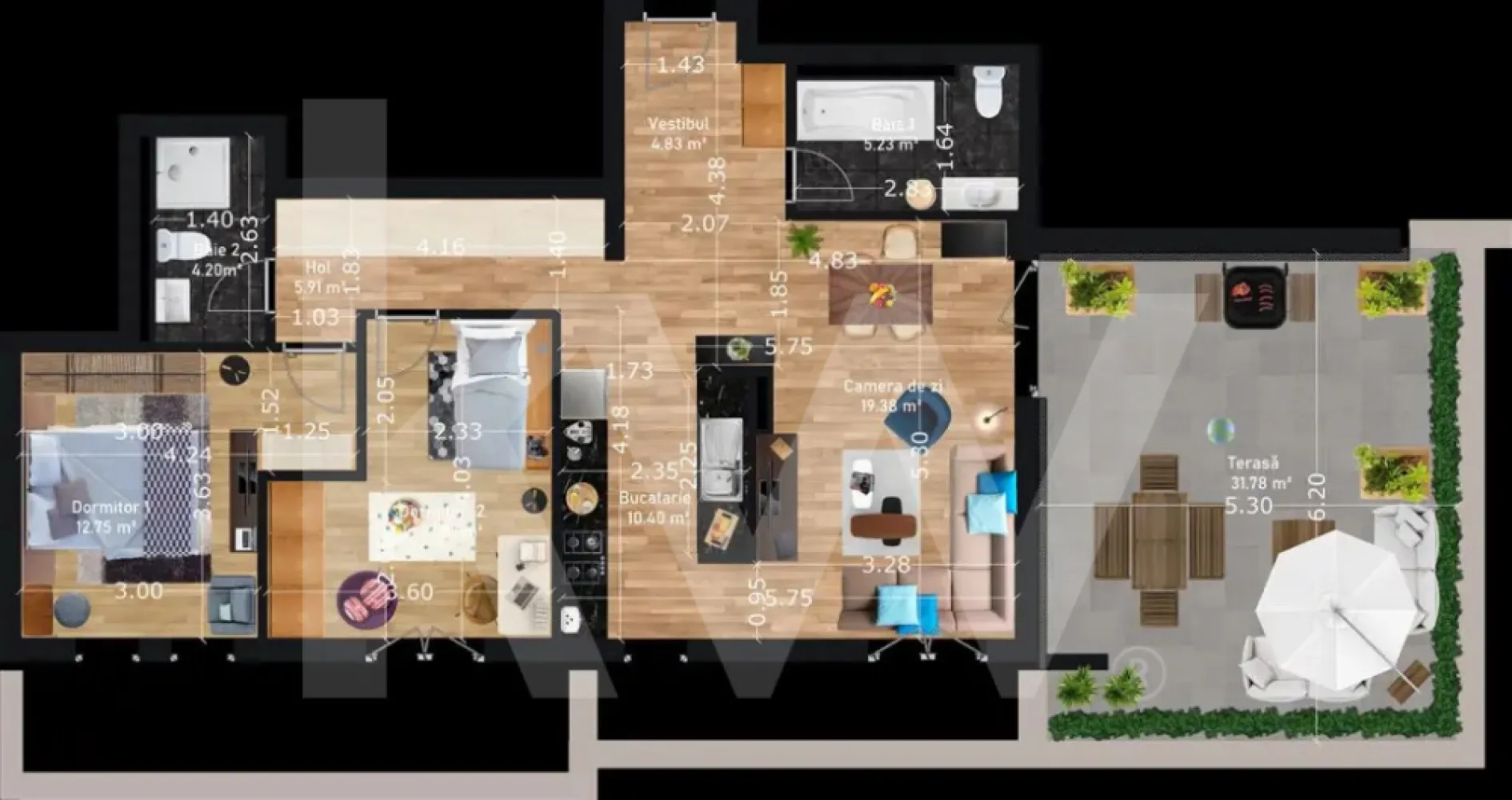 Apartament cartier Turnisor - bloc cu lift - Va oferim spre vanzare acest apartament situat intr-un ansamblu nou din cartierul Turnișor din Sibiu. 

Acesta prezintă multiple avantaje:

ansamblu rezidential nou, blocuri cu lift, boxe si garaj
boxa la subsol inclusa in pret in functie de disponibilitate
numeroase spatii verzi in zona
locuri de joaca pentru copii
apartamente izolate termic si fonic cu materiale specifice – caramida Cemacon (confort termic si acustic ridicat, protectie ridicata la incendii, reduce riscul aparitiei igrasiei si mucegaiului) –
clasa energetica A
incalzire in pardoseala
locatie buna, aproape de zona de Vest a orasului si de Aeroportul Sibiu
priveliste panoramica asupra orasului
adapost A.L.A.
cai de acces asfaltate si illuminate

Apartamentele se predau finisate la cheie -  cu excepția celor care costă peste 120.000 euro + TVA. Acestea se vor preda la alb.

Loc de parcare: In pretul apartamentelor de vanzare in Sibiu este inclus si un loc de parcare. Contra cost, clientii pot achizitiona un garaj subteran.

Moduri de plata: Plata se poate face atat din surse proprii, cat si cu ajutorul unui credit. Apartamentele au clasa energetica A si pot fi achizitionate prin intermediul programului bancar Casa Verde.

Clasa energetica A reprezinta eficienta maxima a unei locuinte, avand ca avantaje atat dobanzi bancare mai mici, cat si costuri reduse la utilitati.

Pentru detalii si vizionari nu ezitati sa ne contactati.