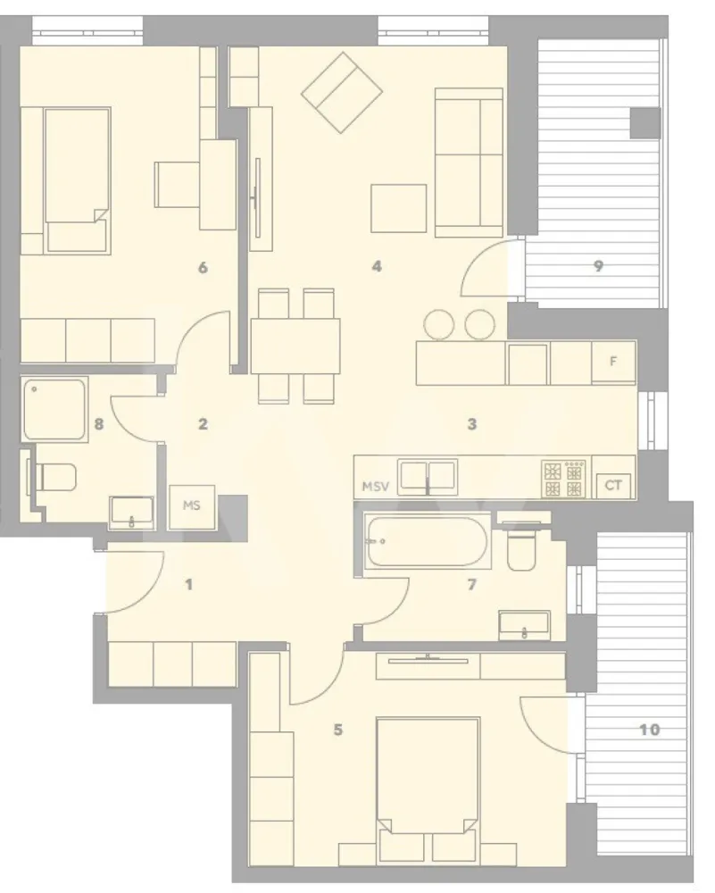 Apartament cartier Turnisor - bloc cu lift - Va oferim spre vanzare acest apartament situat intr-un ansamblu nou din cartierul Turnișor din Sibiu. 

Acesta prezintă multiple avantaje:

ansamblu rezidential nou, blocuri cu lift, boxe si garaj
boxa la subsol inclusa in pret in functie de disponibilitate
numeroase spatii verzi in zona
locuri de joaca pentru copii
apartamente izolate termic si fonic cu materiale specifice – caramida Cemacon (confort termic si acustic ridicat, protectie ridicata la incendii, reduce riscul aparitiei igrasiei si mucegaiului) –
clasa energetica A
incalzire in pardoseala
locatie buna, aproape de zona de Vest a orasului si de Aeroportul Sibiu
priveliste panoramica asupra orasului
adapost A.L.A.
cai de acces asfaltate si illuminate

Apartamentele se predau finisate la cheie -  cu excepția celor care costă peste 120.000 euro + TVA. Acestea se vor preda la alb.

Loc de parcare: In pretul apartamentelor de vanzare in Sibiu este inclus si un loc de parcare. Contra cost, clientii pot achizitiona un garaj subteran.

Moduri de plata: Plata se poate face atat din surse proprii, cat si cu ajutorul unui credit. Apartamentele au clasa energetica A si pot fi achizitionate prin intermediul programului bancar Casa Verde.

Clasa energetica A reprezinta eficienta maxima a unei locuinte, avand ca avantaje atat dobanzi bancare mai mici, cat si costuri reduse la utilitati.

Pentru detalii si vizionari nu ezitati sa ne contactati.